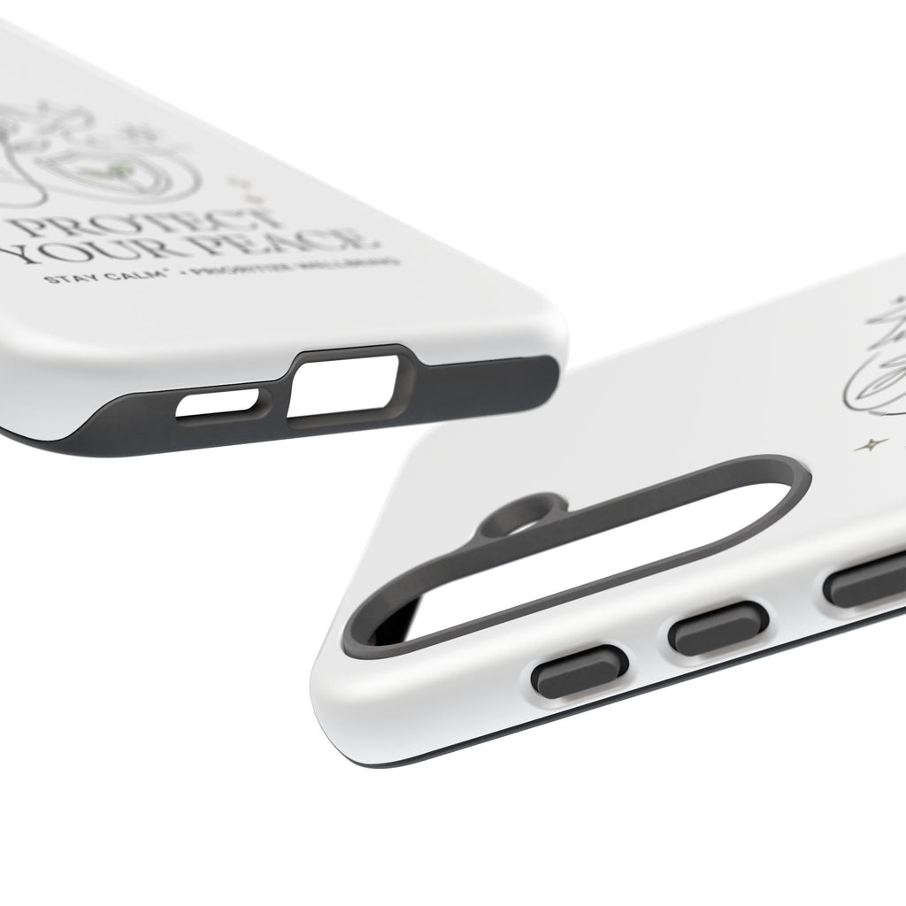 Protect Your Peace Phone Case – Minimalist Wellness iPhone Cover