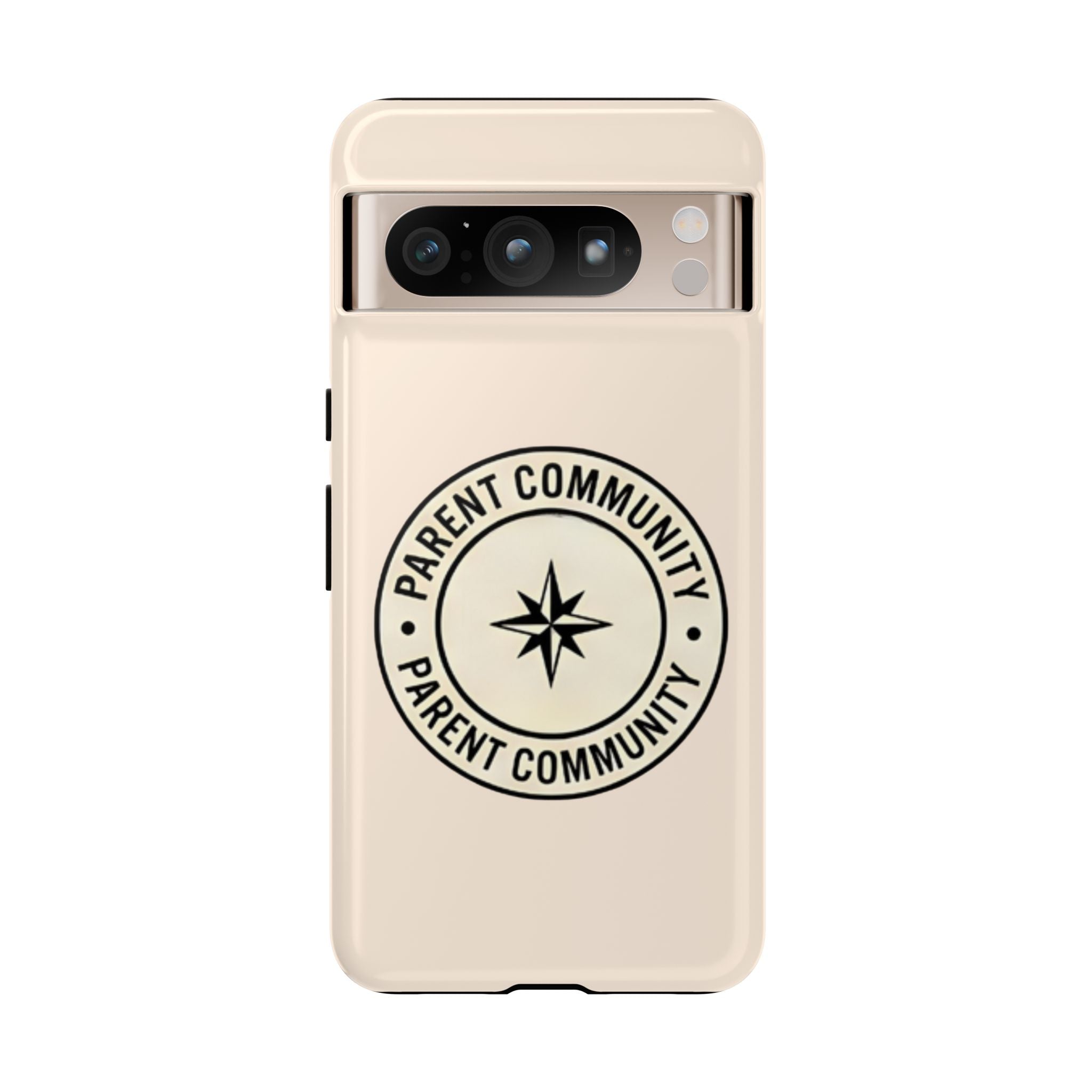 Parent Community Tough Phone Case — Durable Compass Logo Protective Cover