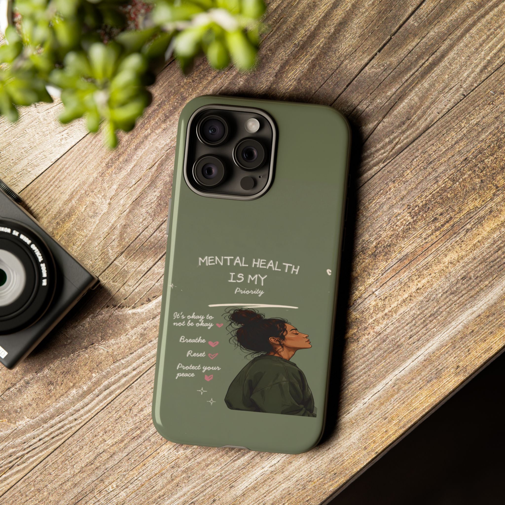Mental Health Is My Priority Phone Case — Inspirational Protective iPhone Cover