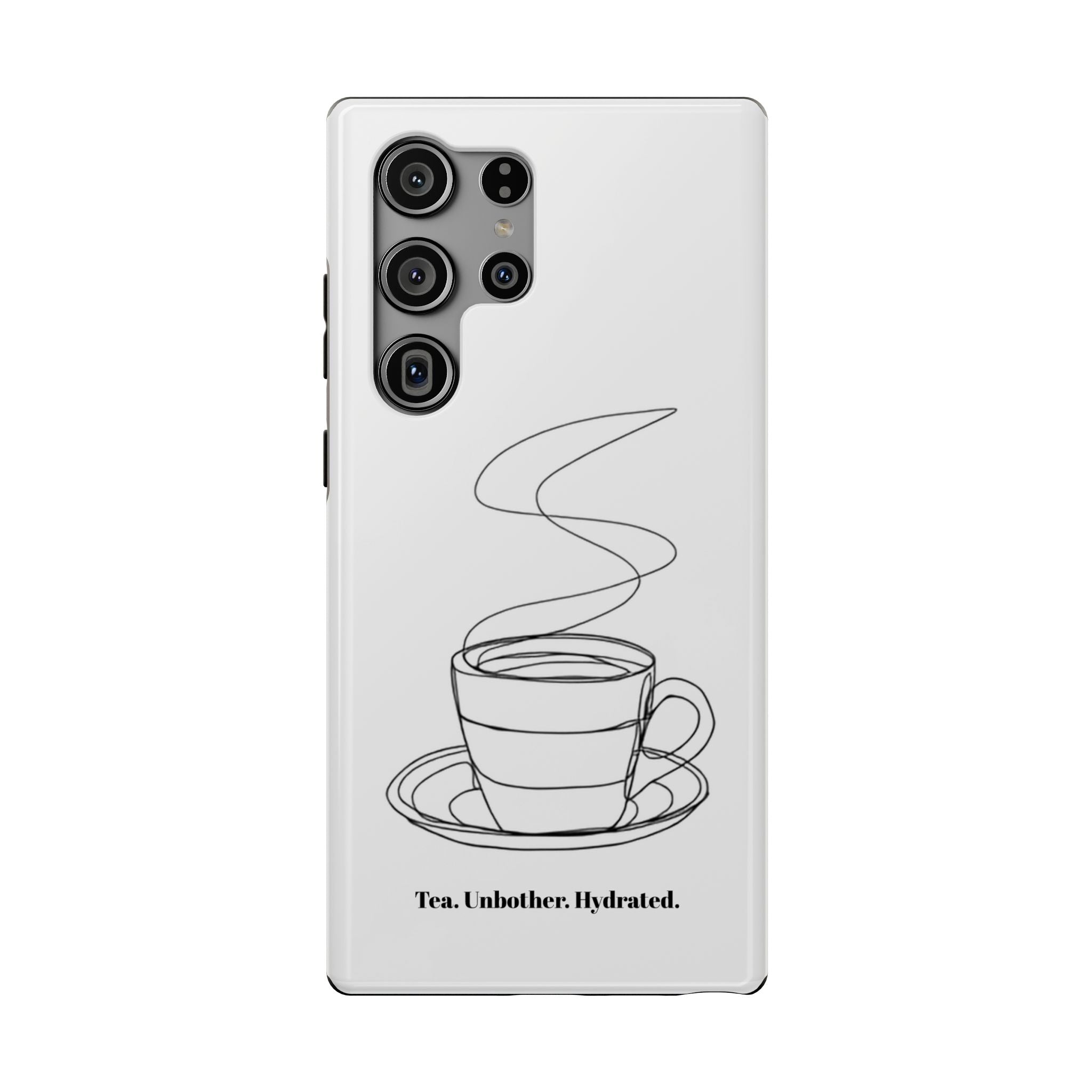 Tea Unbothered Hydrated Phone Case — Impact-Resistant
