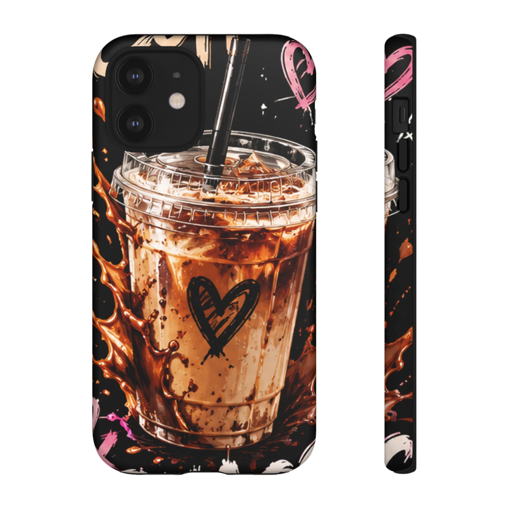 Iced Coffee Phone Case – 'Iced Coffee latte: Stylish Protective Case