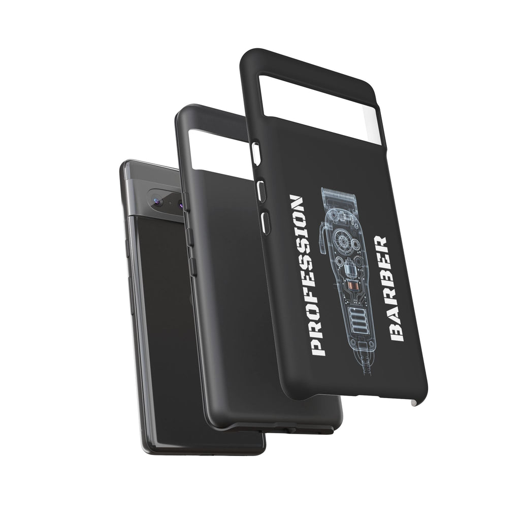 Barber Clip Cord X‑Ray Tough Phone Case – Professional Barber Gift