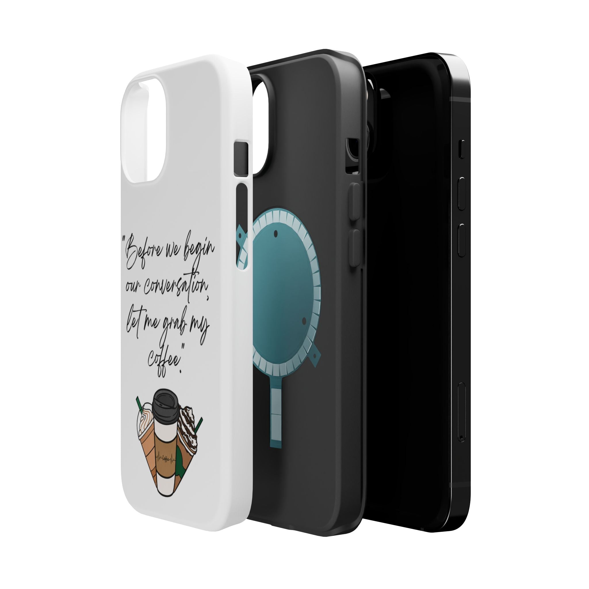 Coffee Quote Magnetic Impact-Resistant Phone Case