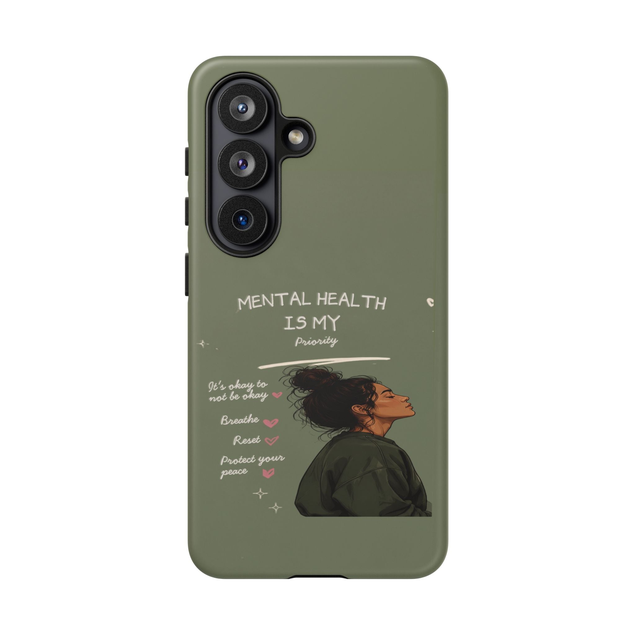 Mental Health Is My Priority Phone Case — Inspirational Protective iPhone Cover