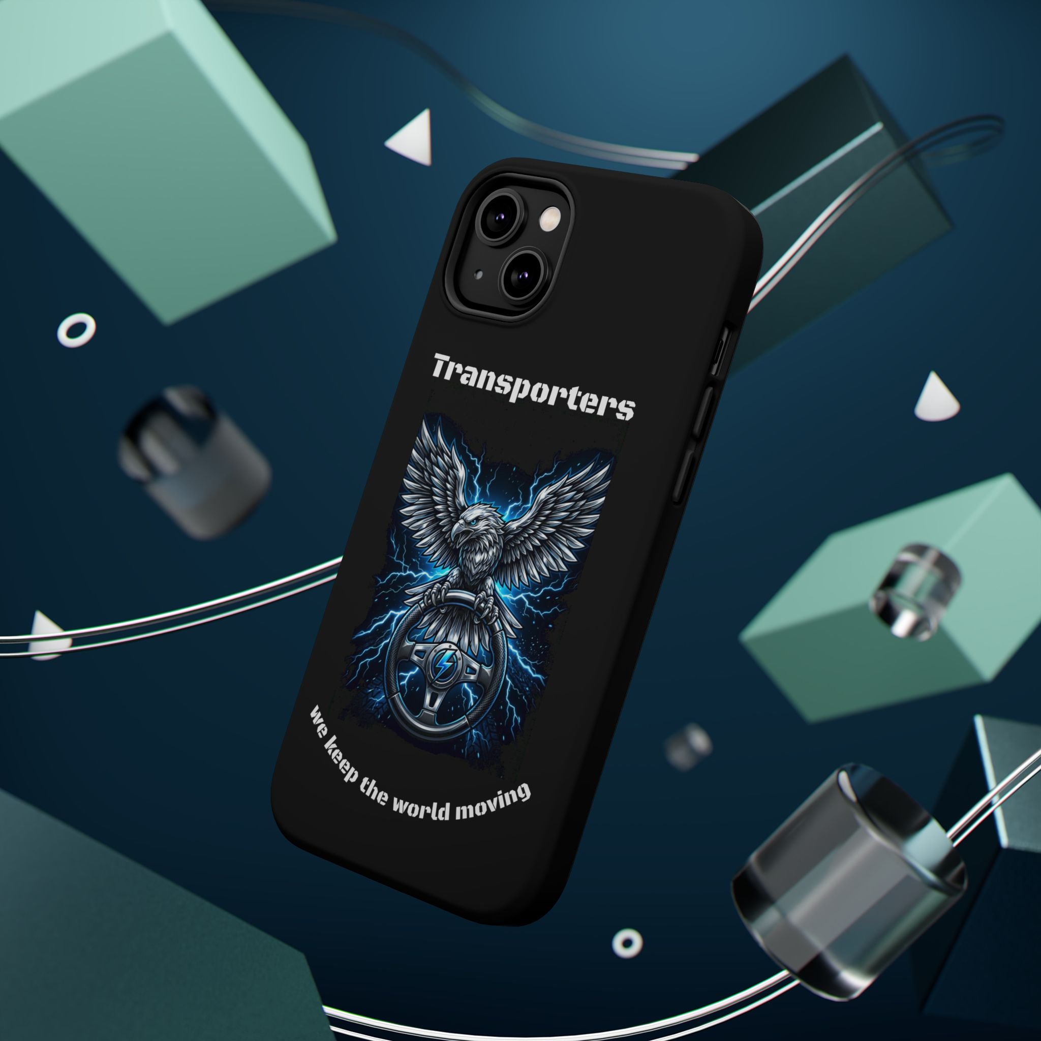 Electric Raven Magnetic Phone Case — Impact‑Resistant Protective Cover