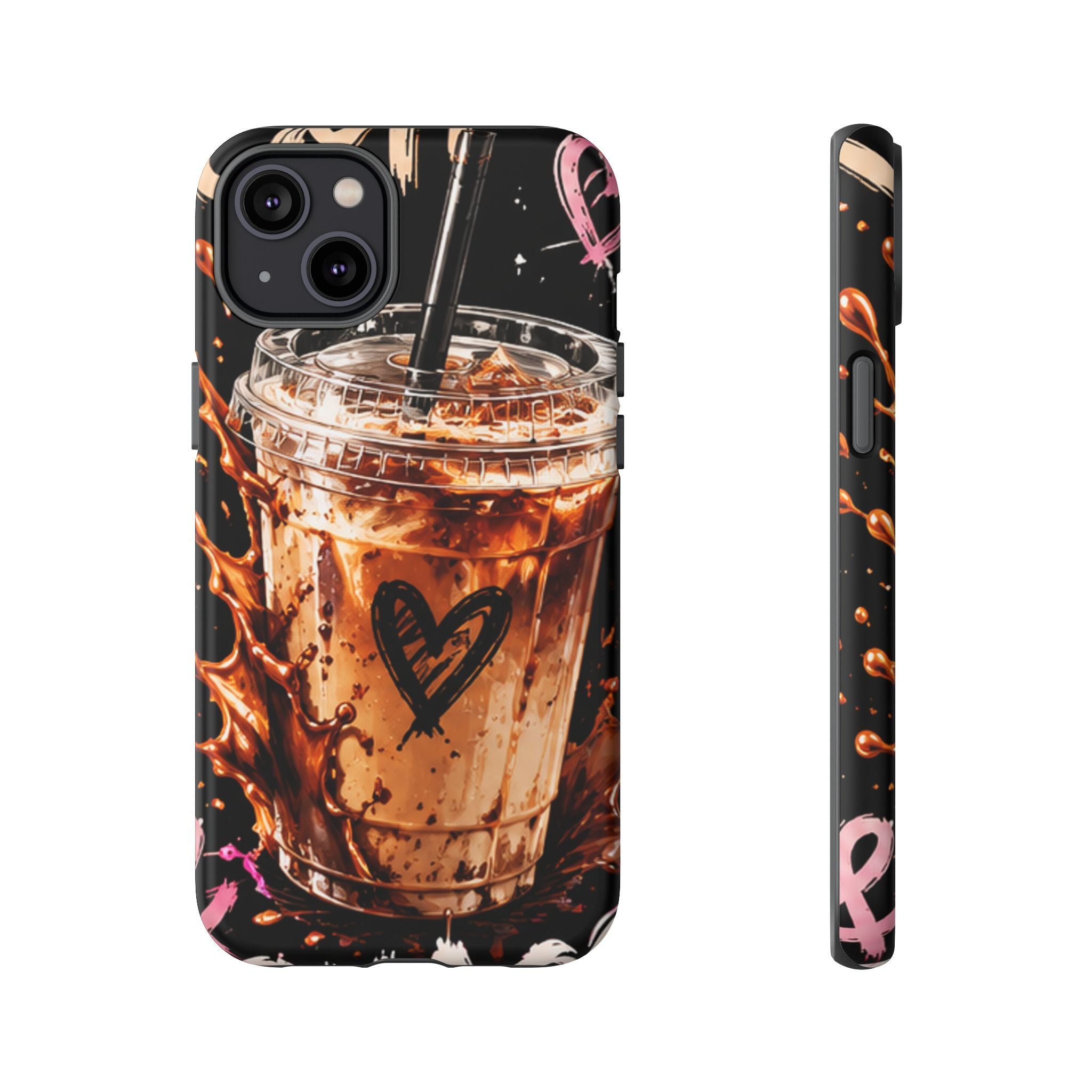 Iced Coffee Phone Case – 'Iced Coffee latte: Stylish Protective Case