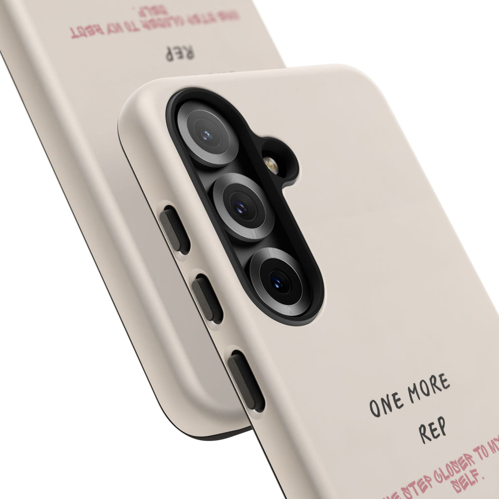 Gym Phone Case — "One More Rep" Workout Duffle & Sneakers Protective Case
