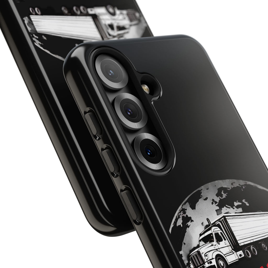 Truck Driver Phone Case - "My Daddy Keeps The World Rolling" Protective Cover