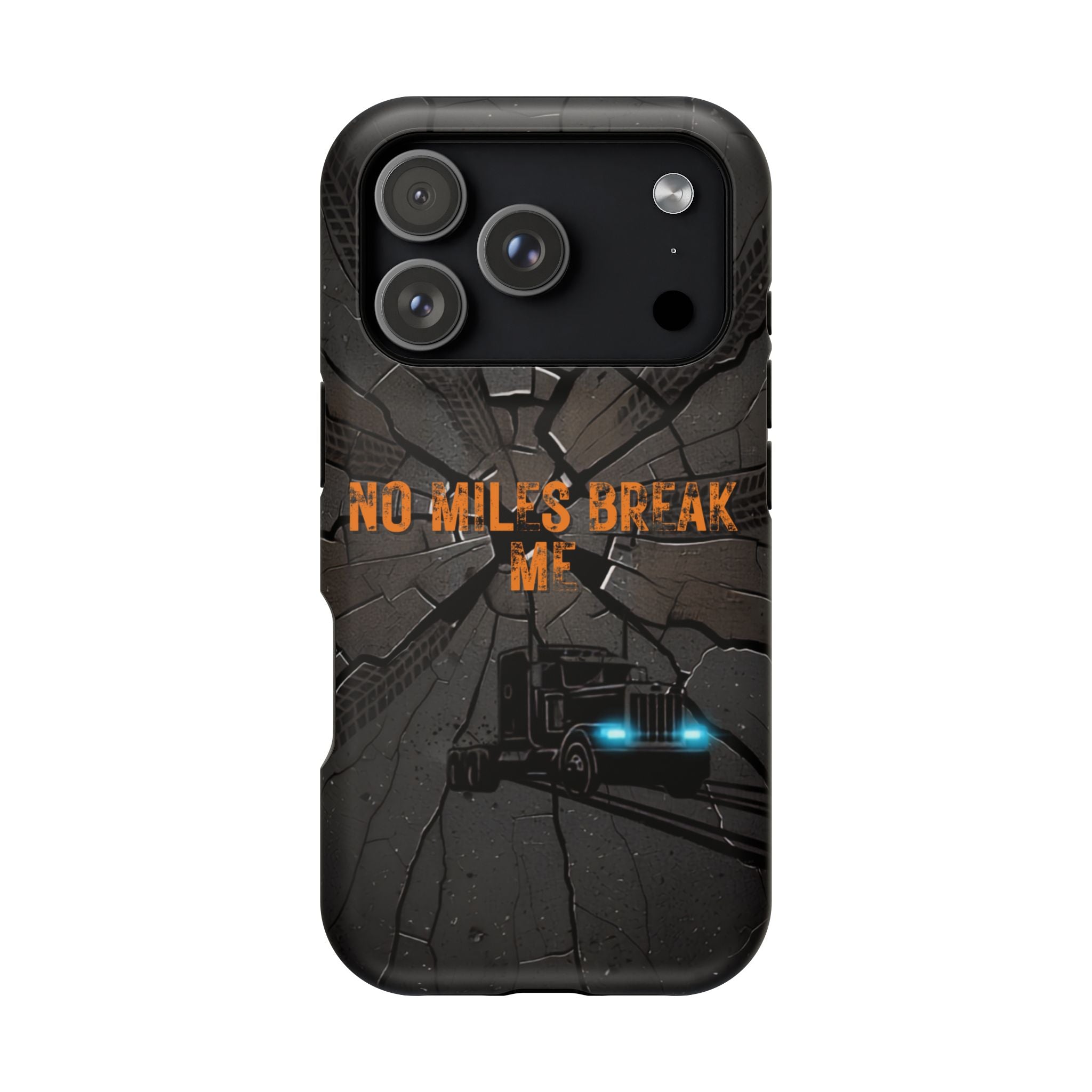 Phone Case — Fiery Semi Truck Magnetic Impact-Resistant Case