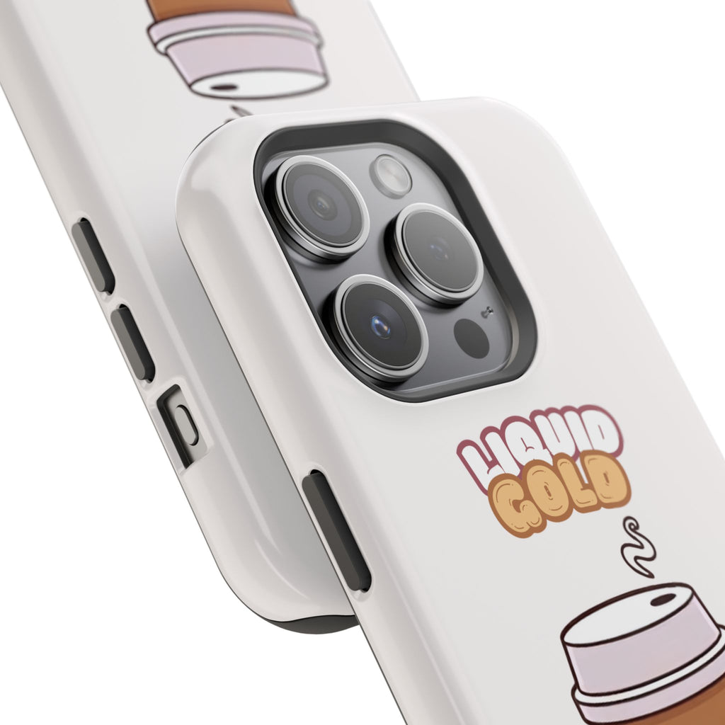 Coffee Cup Phone Case – “Liquid Gold” Cute Kawaii Espresso Impact-Resistant Case