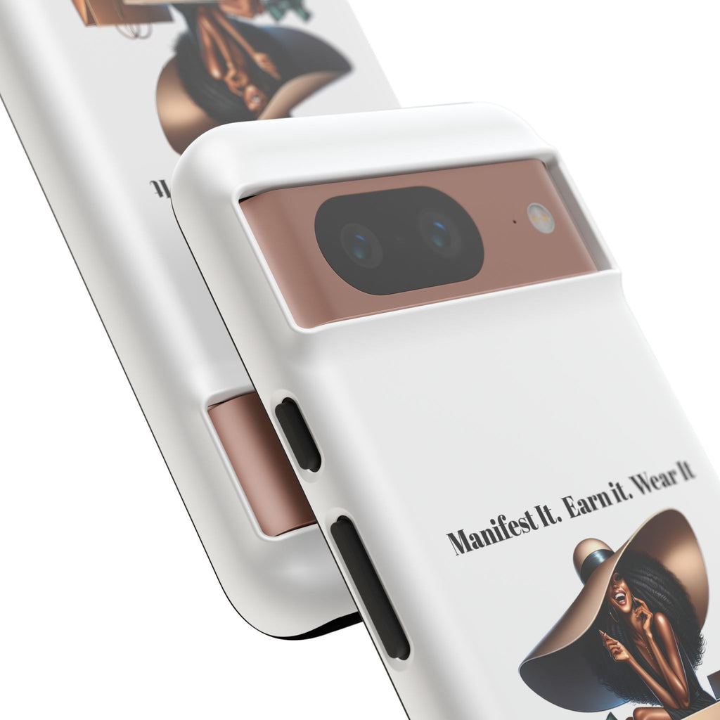 Phone Case - "Manifest It. Earn It. Wear It." Chic Shopper Design