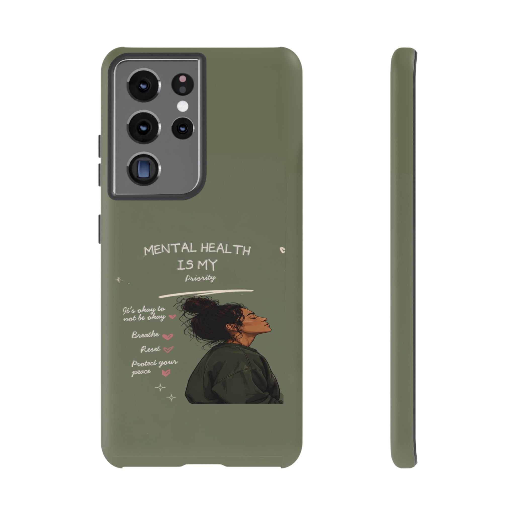 Mental Health Is My Priority Phone Case — Inspirational Protective iPhone Cover