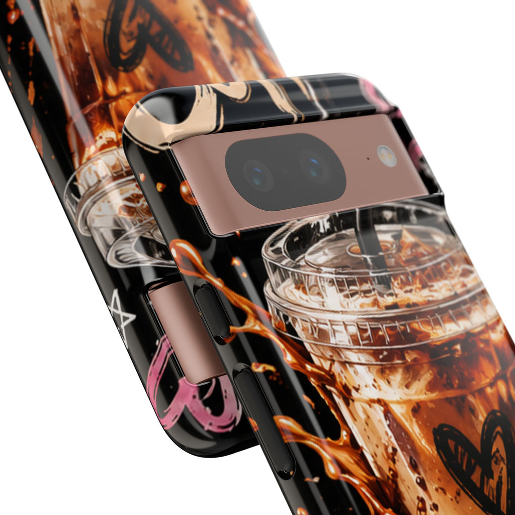 Iced Coffee Phone Case – 'Iced Coffee latte: Stylish Protective Case