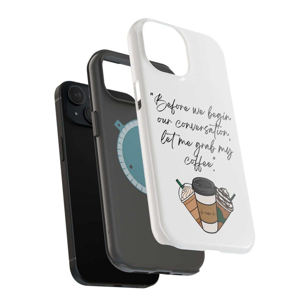 Coffee Quote Magnetic Impact-Resistant Phone Case