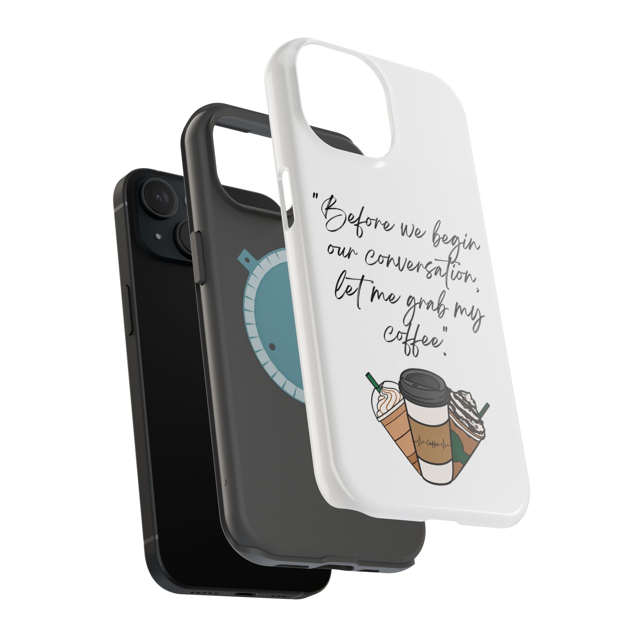 Coffee Quote Magnetic Impact-Resistant Phone Case
