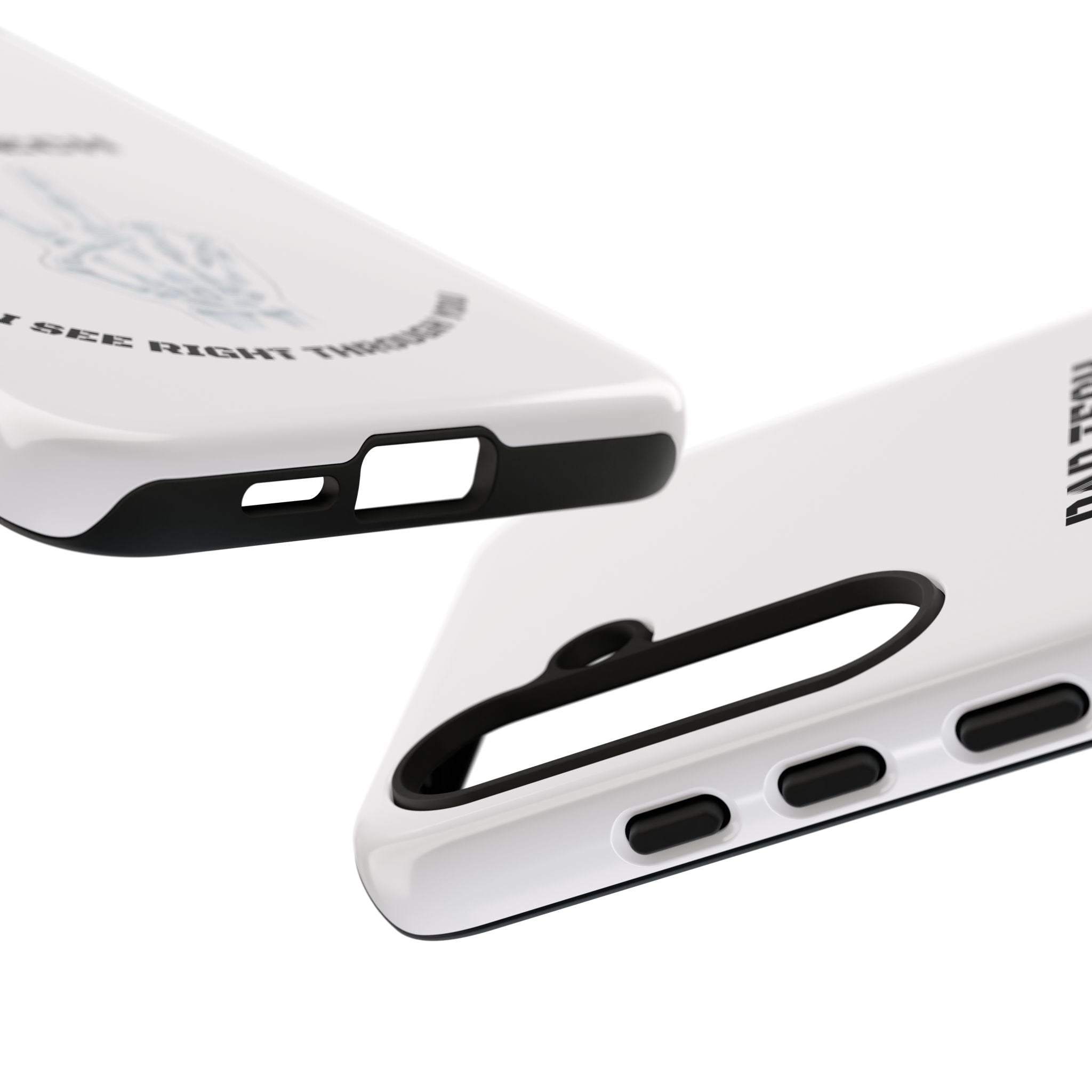 Rad Tech Phone Case — Skeleton Hand "I See Right Through You" X-ray Technician Gift