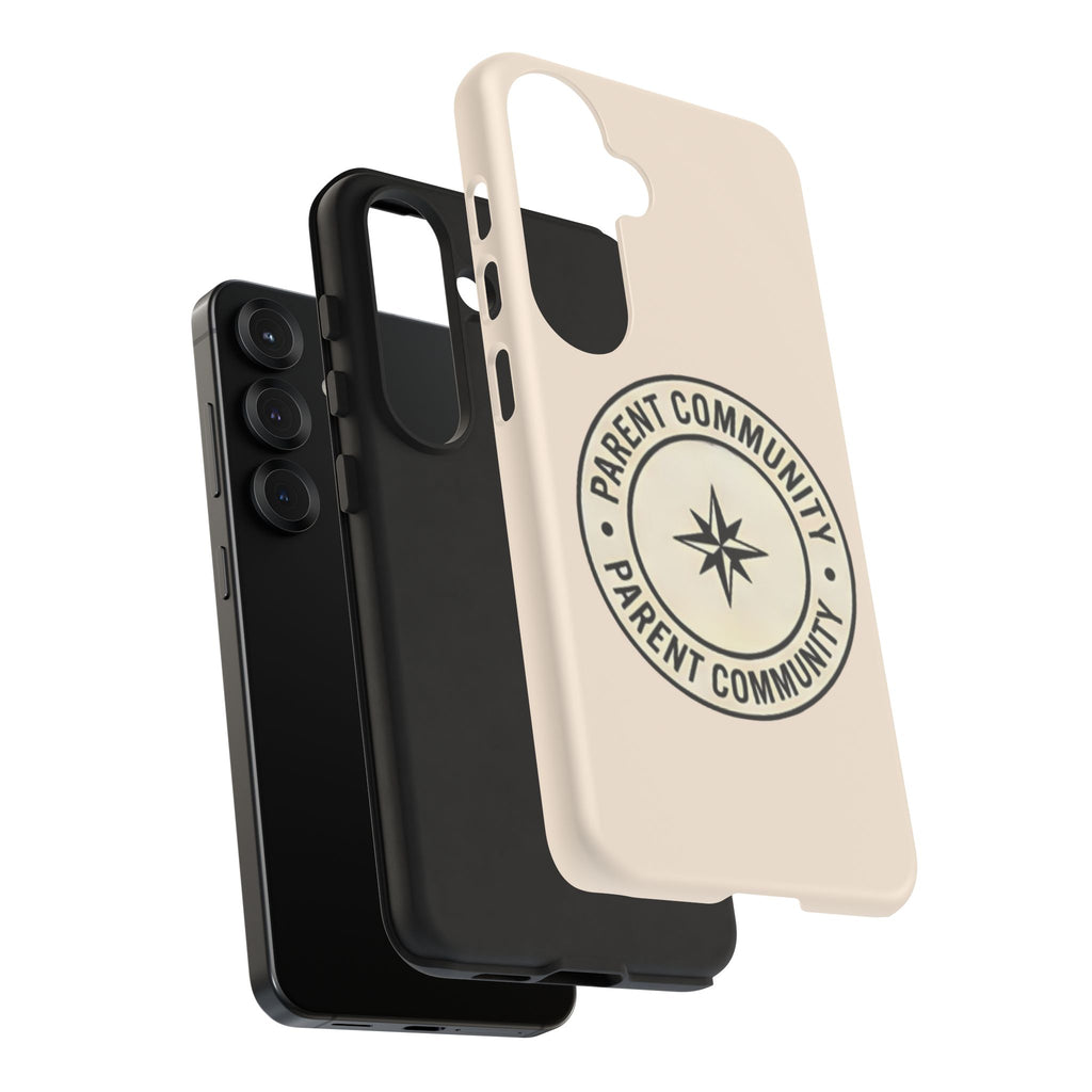 Parent Community Tough Phone Case — Durable Compass Logo Protective Cover