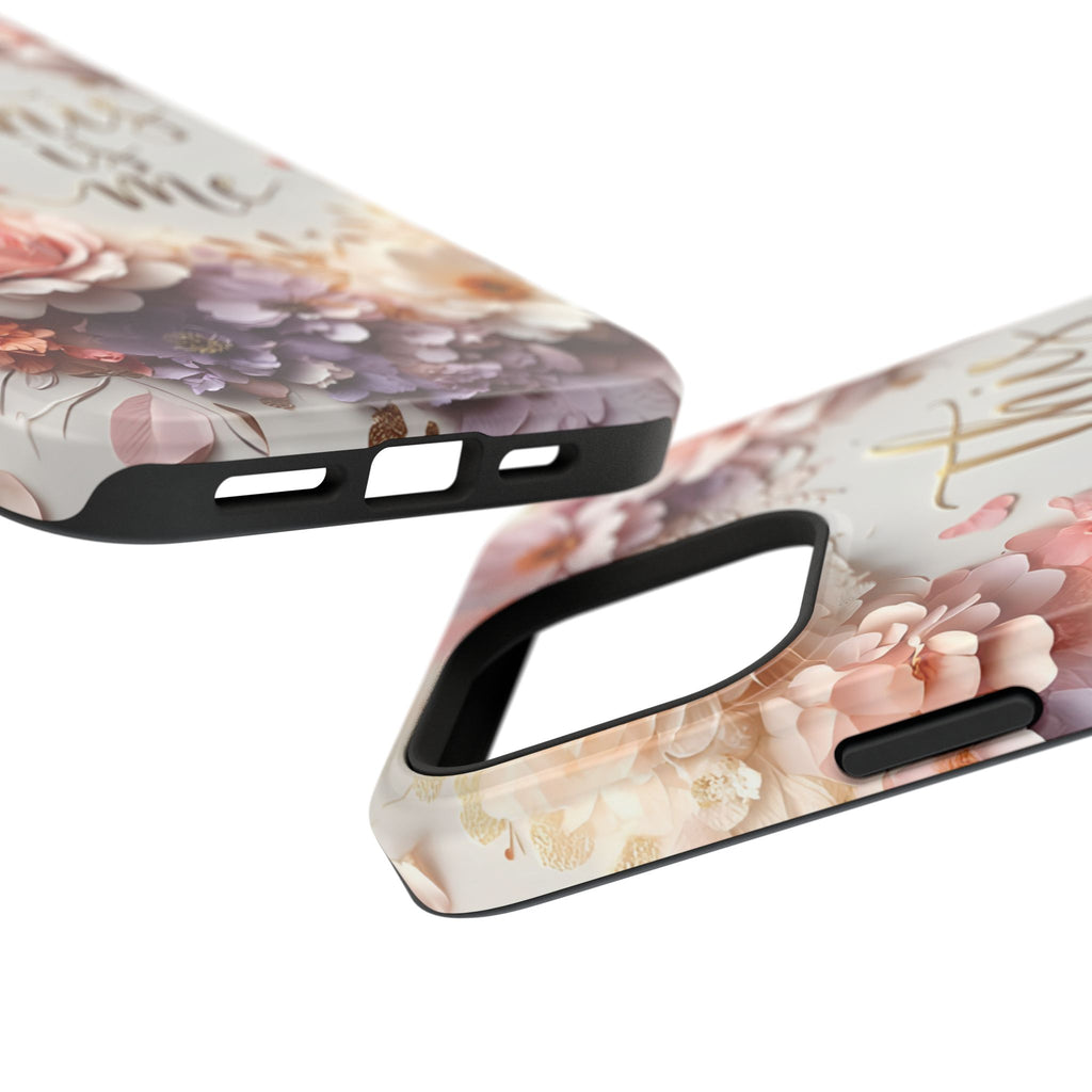 Floral "This Is Me" Phone Case — Impact-Resistant Floral Protective Cover