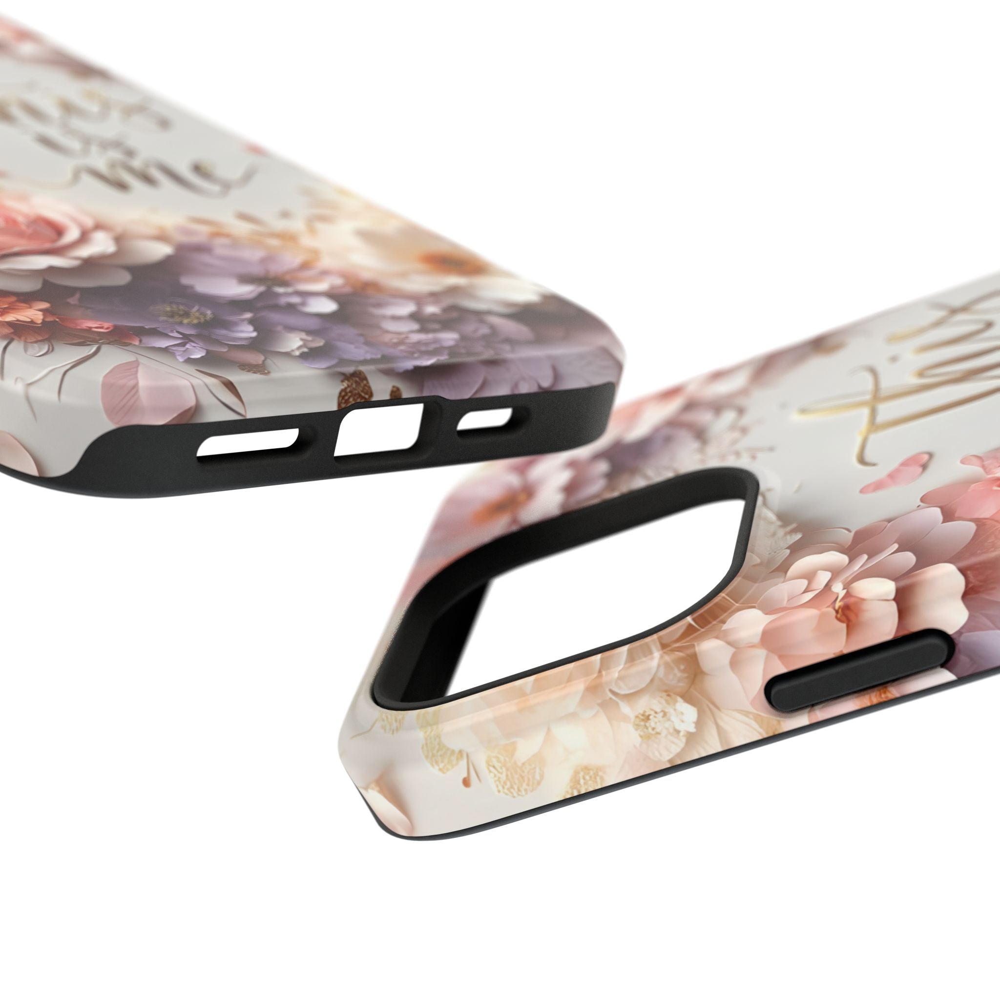 Floral "This Is Me" Phone Case — Impact-Resistant Floral Protective Cover