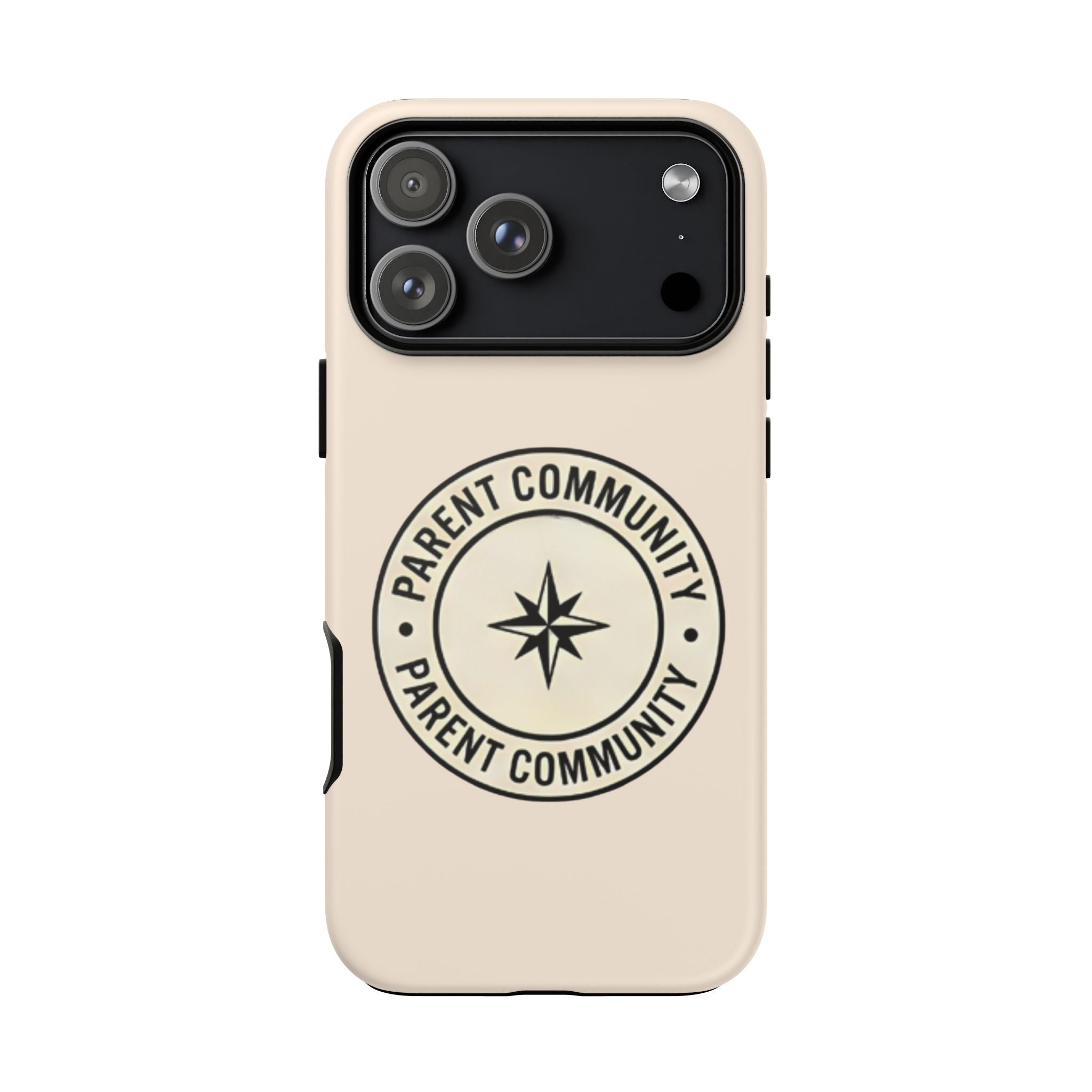 Parent Community Tough Phone Case — Durable Compass Logo Protective Cover