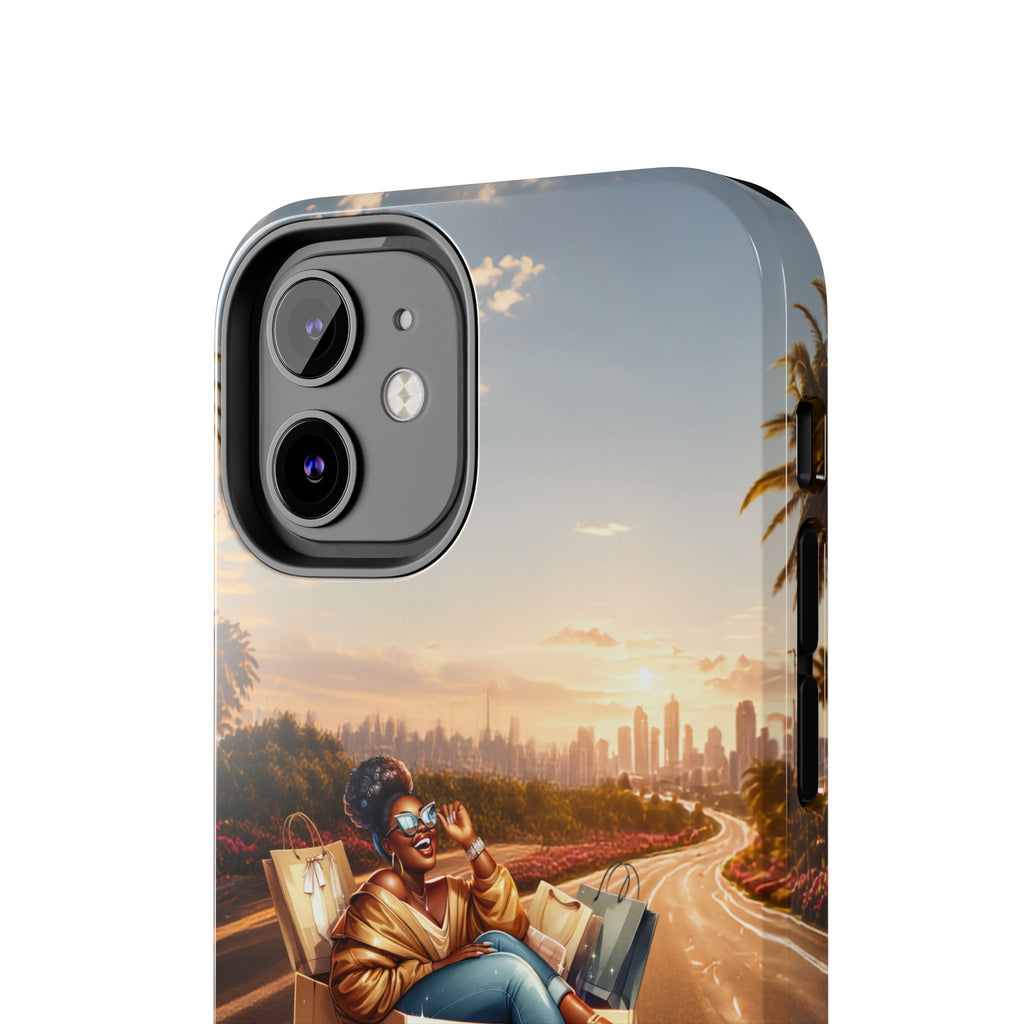 Sunset Roadtrip Tough Phone Case — Relaxed Traveler Design
