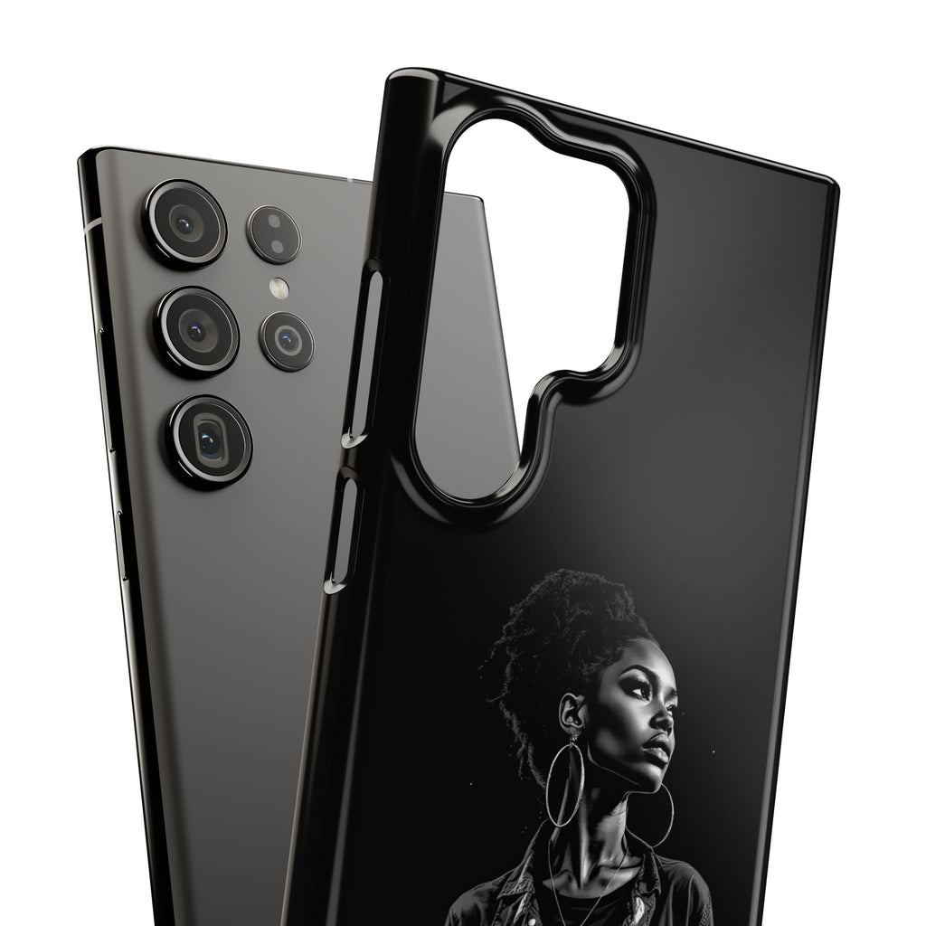 Phone Case — "Long Haul Loyalty" Black Portrait Snap Case