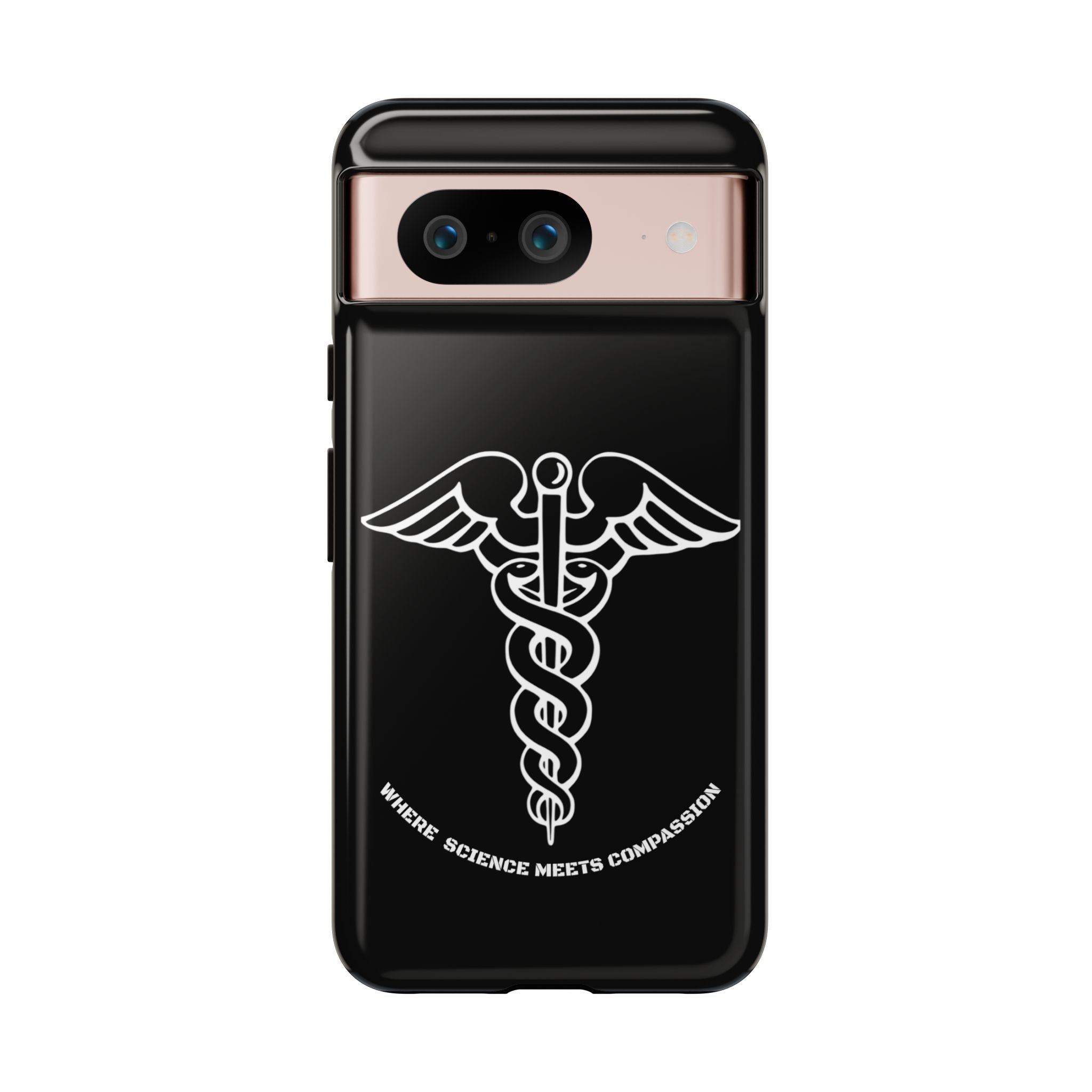 Medical Caduceus Phone Case — "Where Science Meets Compassion" Protective iPhone Cover