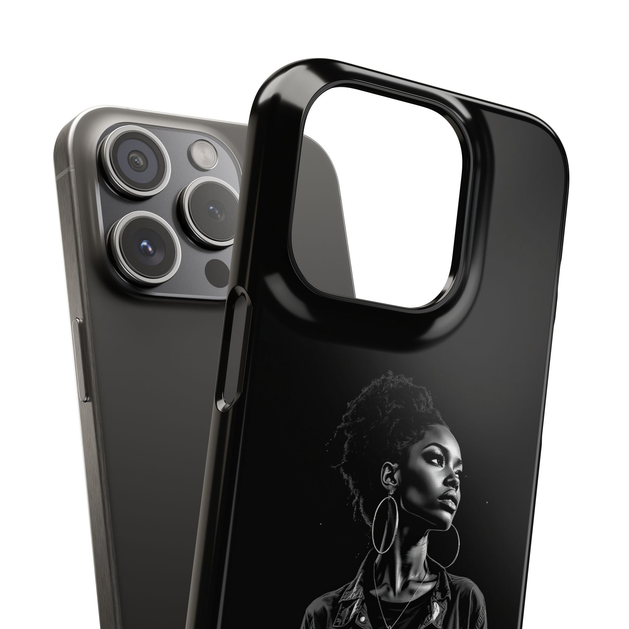 Phone Case — "Long Haul Loyalty" Black Portrait Snap Case