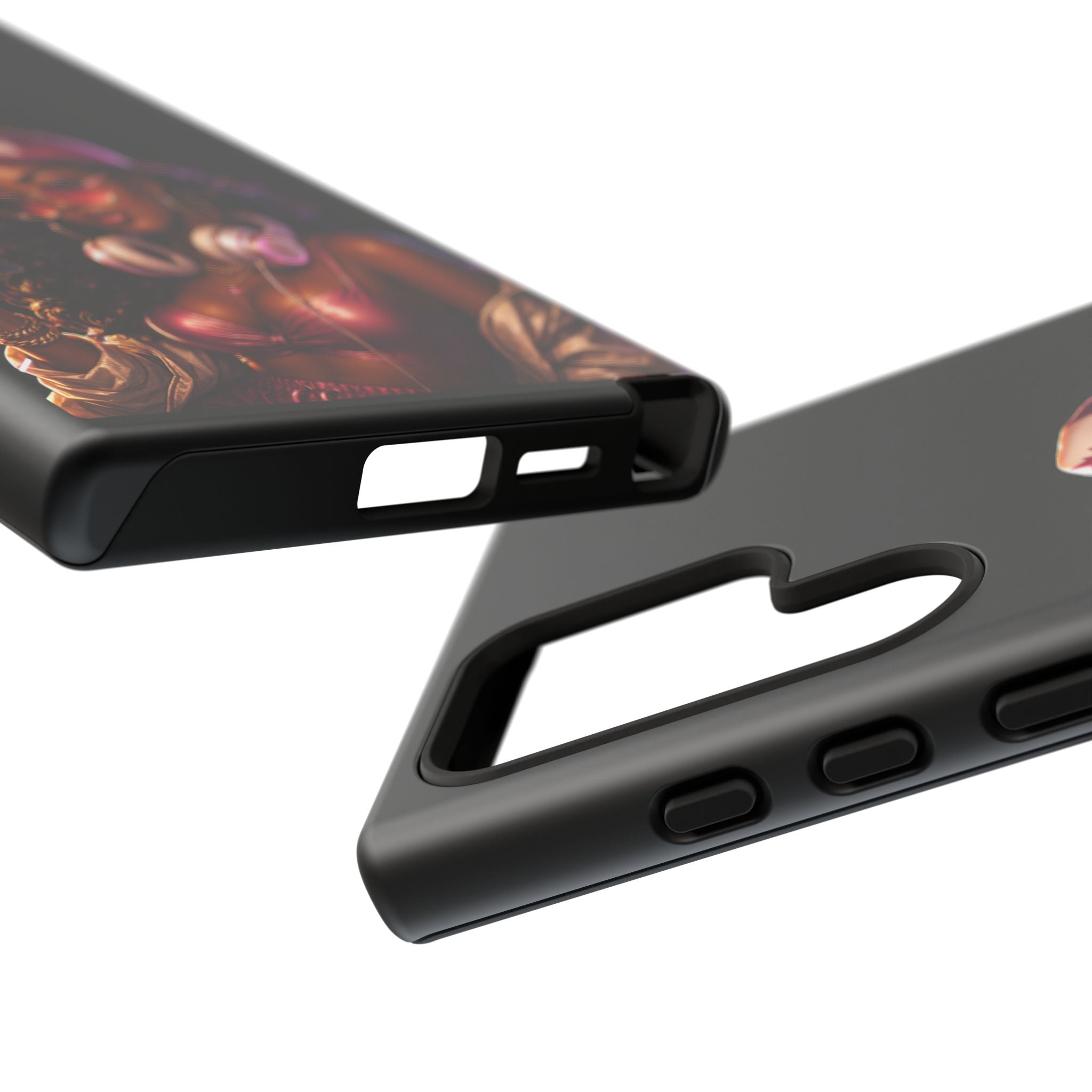 Phone Case — Stylish Urban Woman Design with Maple Cap