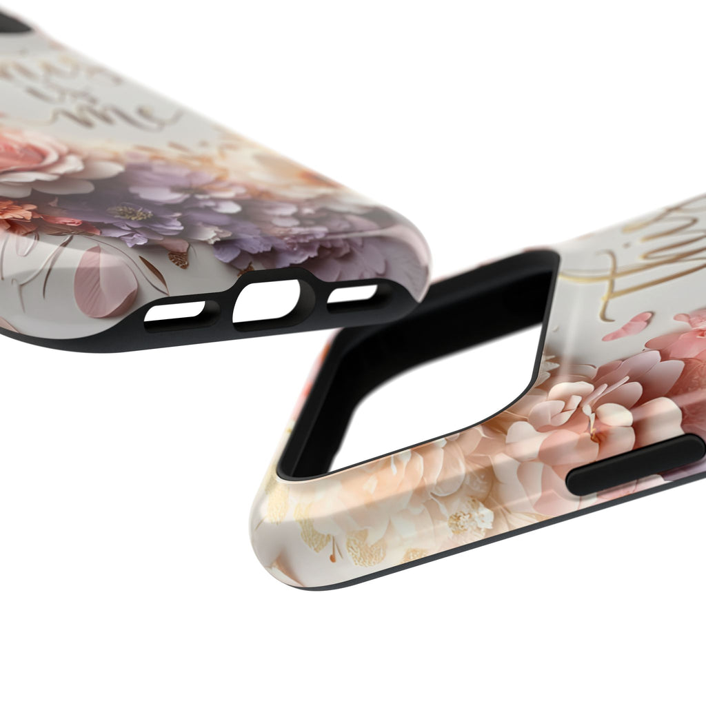 Floral "This Is Me" Phone Case — Impact-Resistant Floral Protective Cover