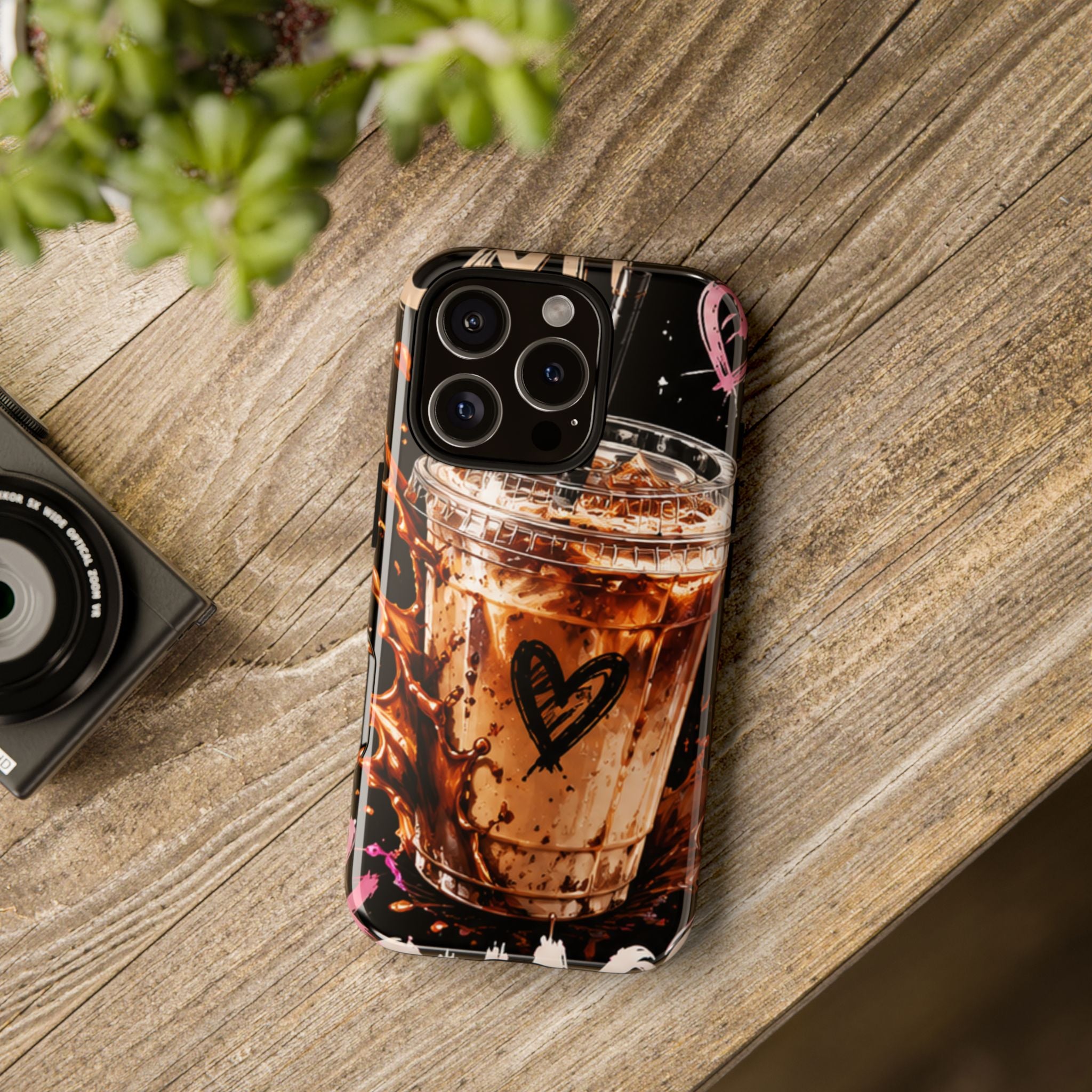 Iced Coffee Phone Case – 'Iced Coffee latte: Stylish Protective Case