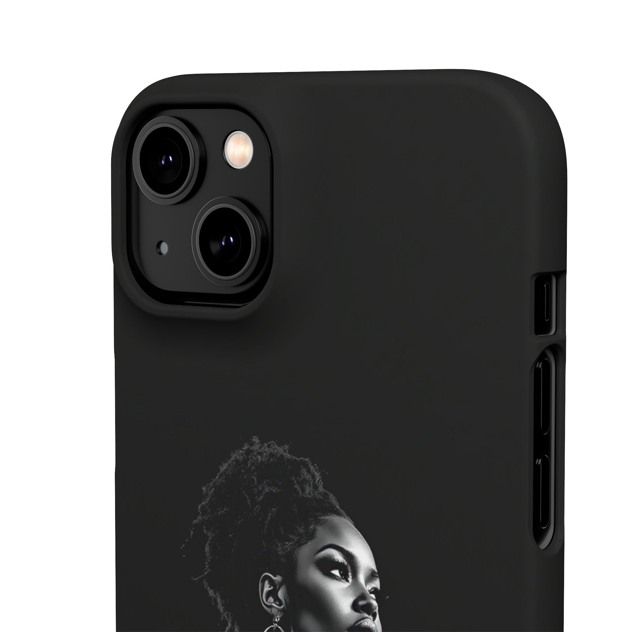 Phone Case — "Long Haul Loyalty" Black Portrait Snap Case