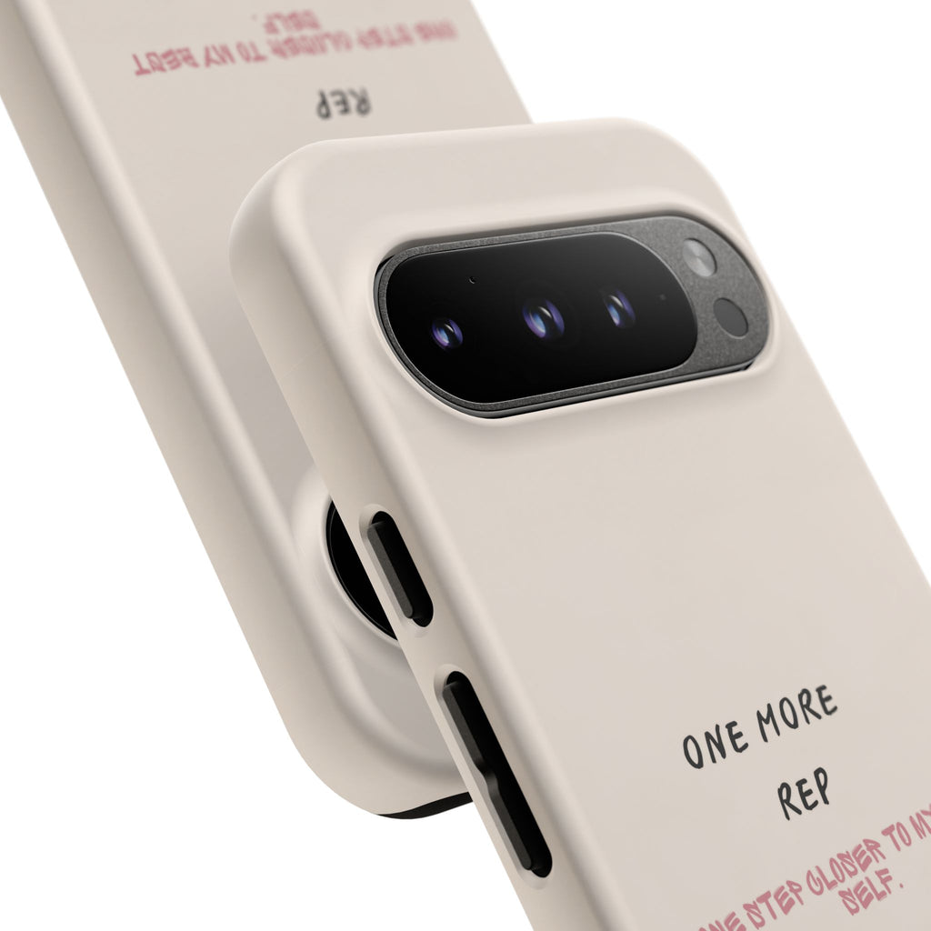 Gym Phone Case — "One More Rep" Workout Duffle & Sneakers Protective Case