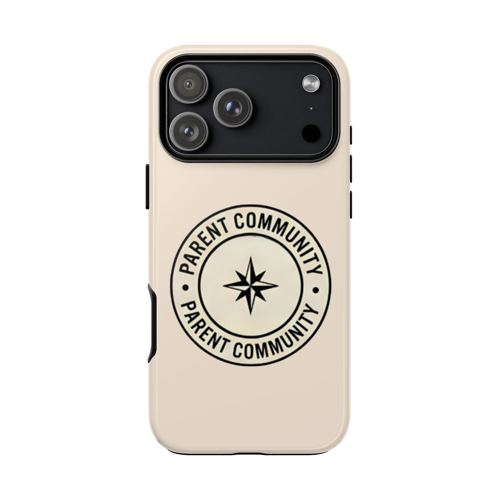 Parent Community Tough Phone Case — Durable Compass Logo Protective Cover