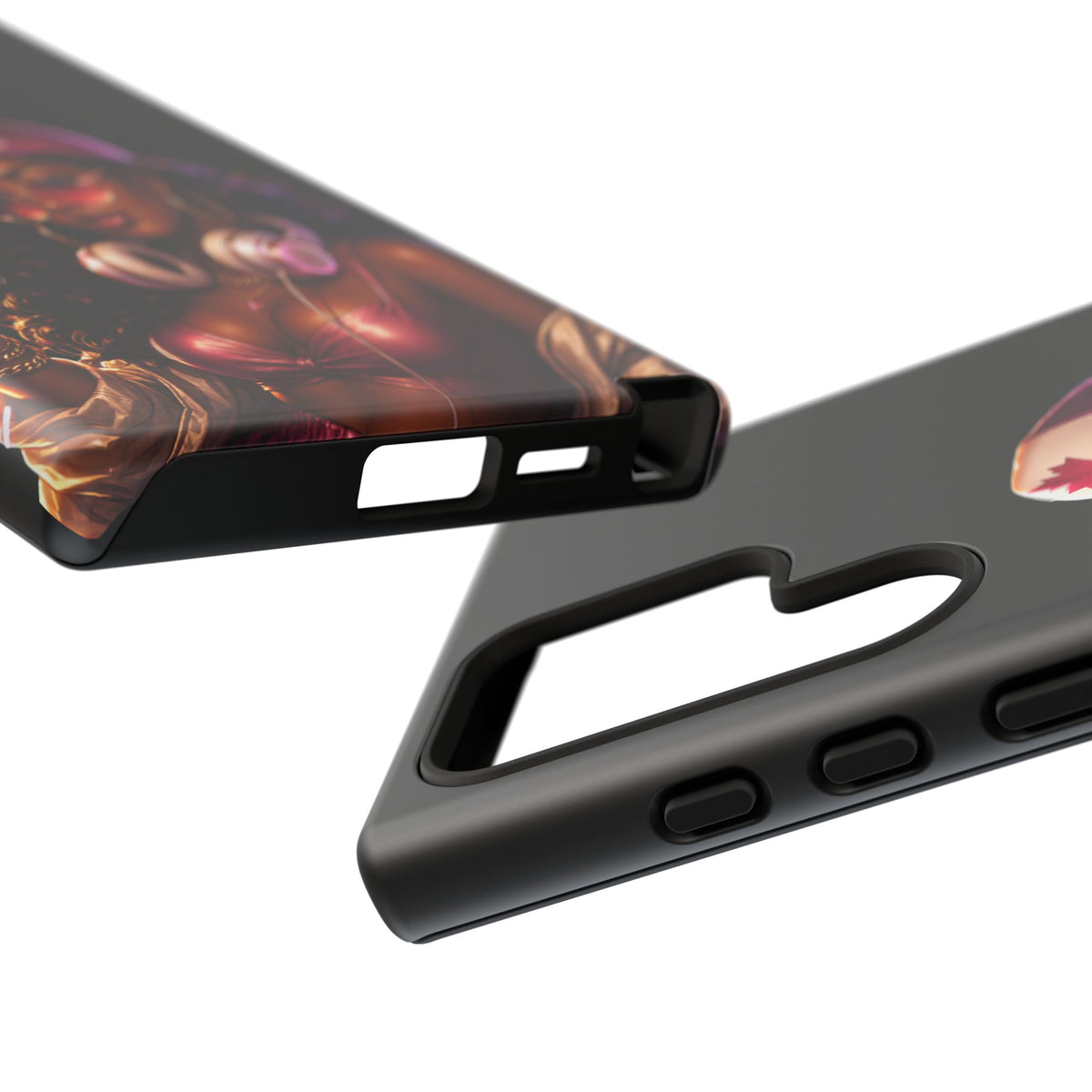 Phone Case - Cool Urban Woman with Headphones & Maple Hat