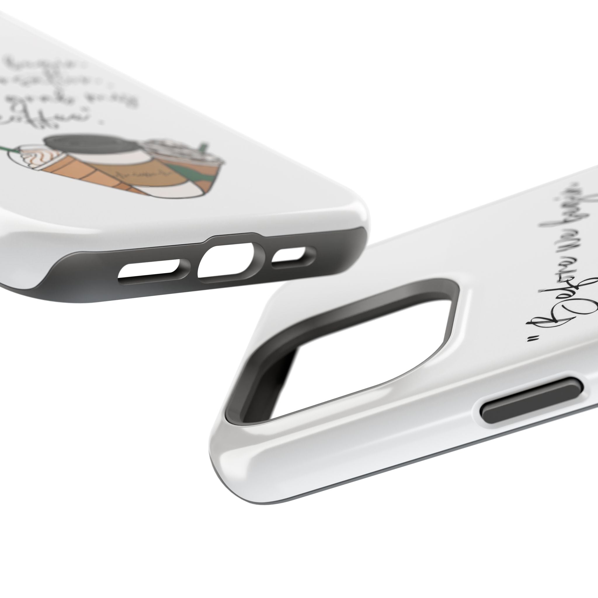 Coffee Quote Magnetic Impact-Resistant Phone Case