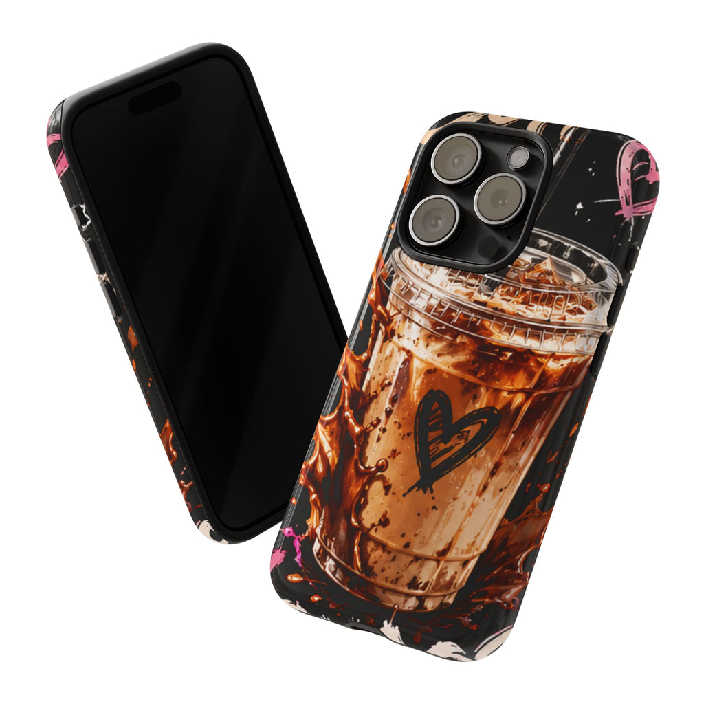 Iced Coffee Phone Case – 'Iced Coffee latte: Stylish Protective Case
