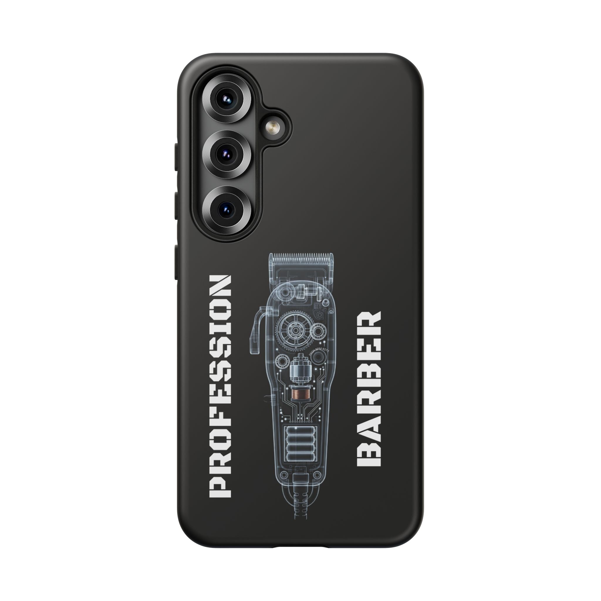 Barber Clip Cord X‑Ray Tough Phone Case – Professional Barber Gift