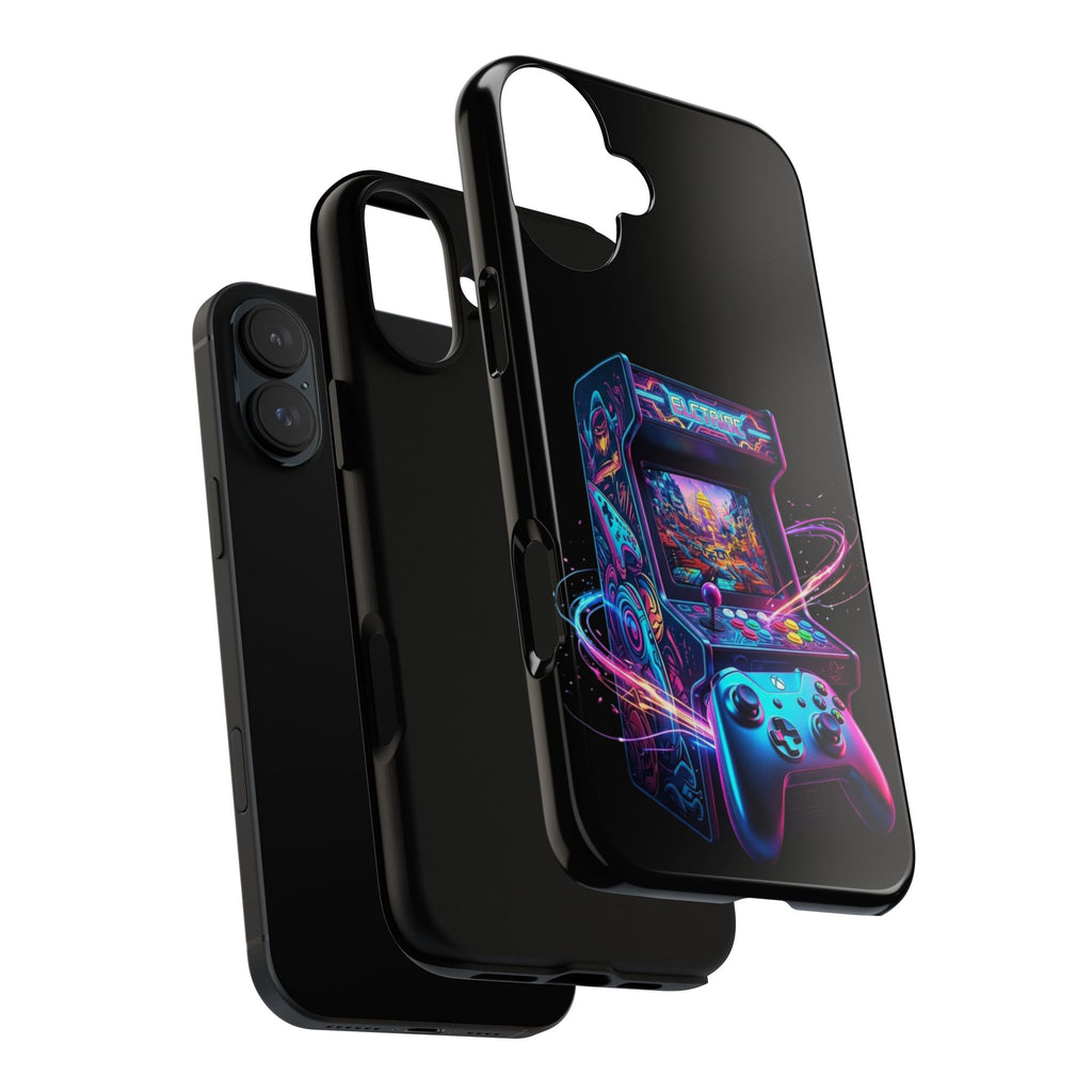 Retro Arcade Phone Case — Neon Gaming Controller Design