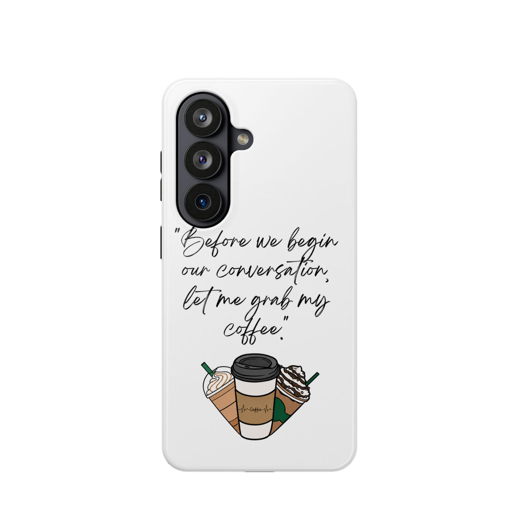 Coffee Quote Magnetic Impact-Resistant Phone Case