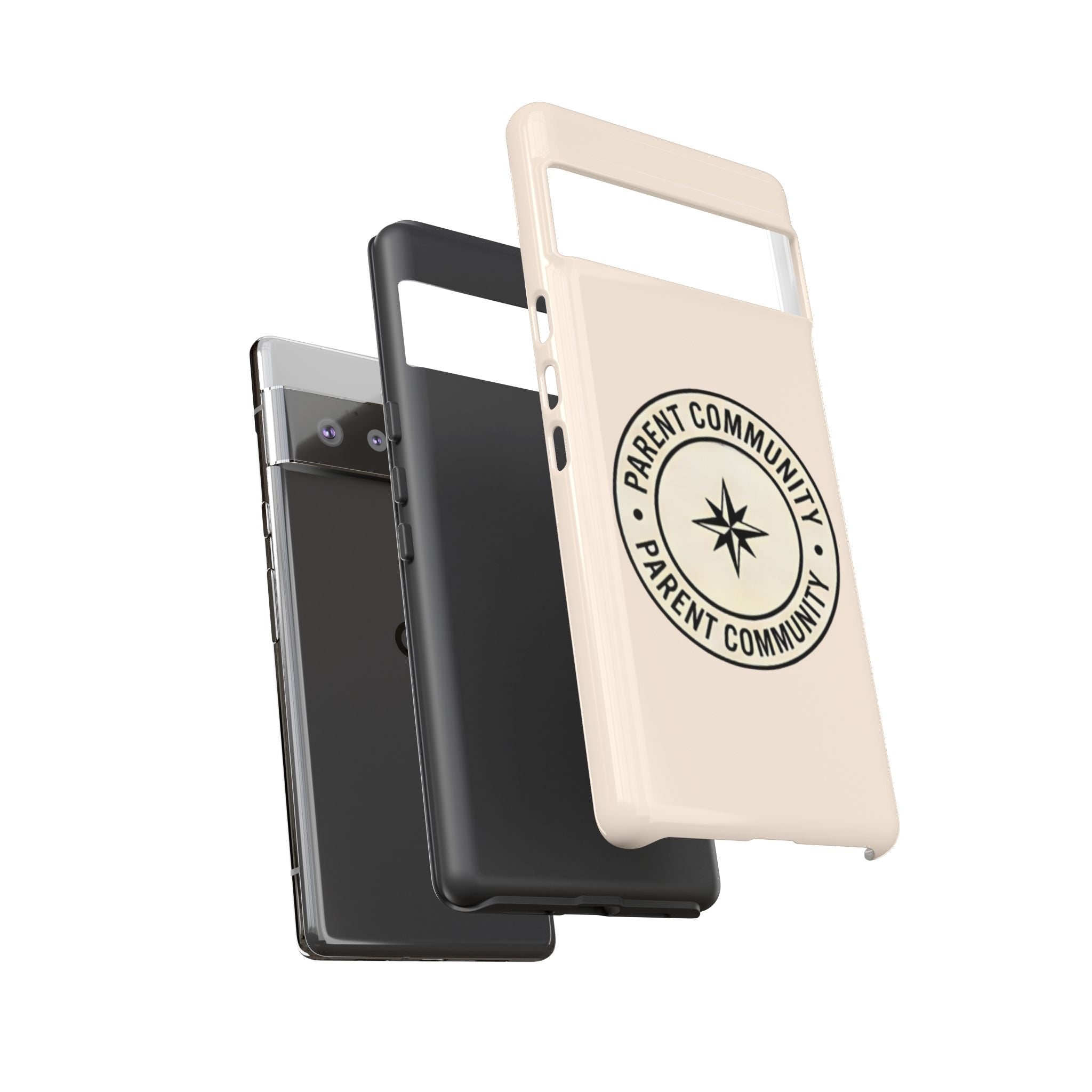 Parent Community Tough Phone Case — Durable Compass Logo Protective Cover