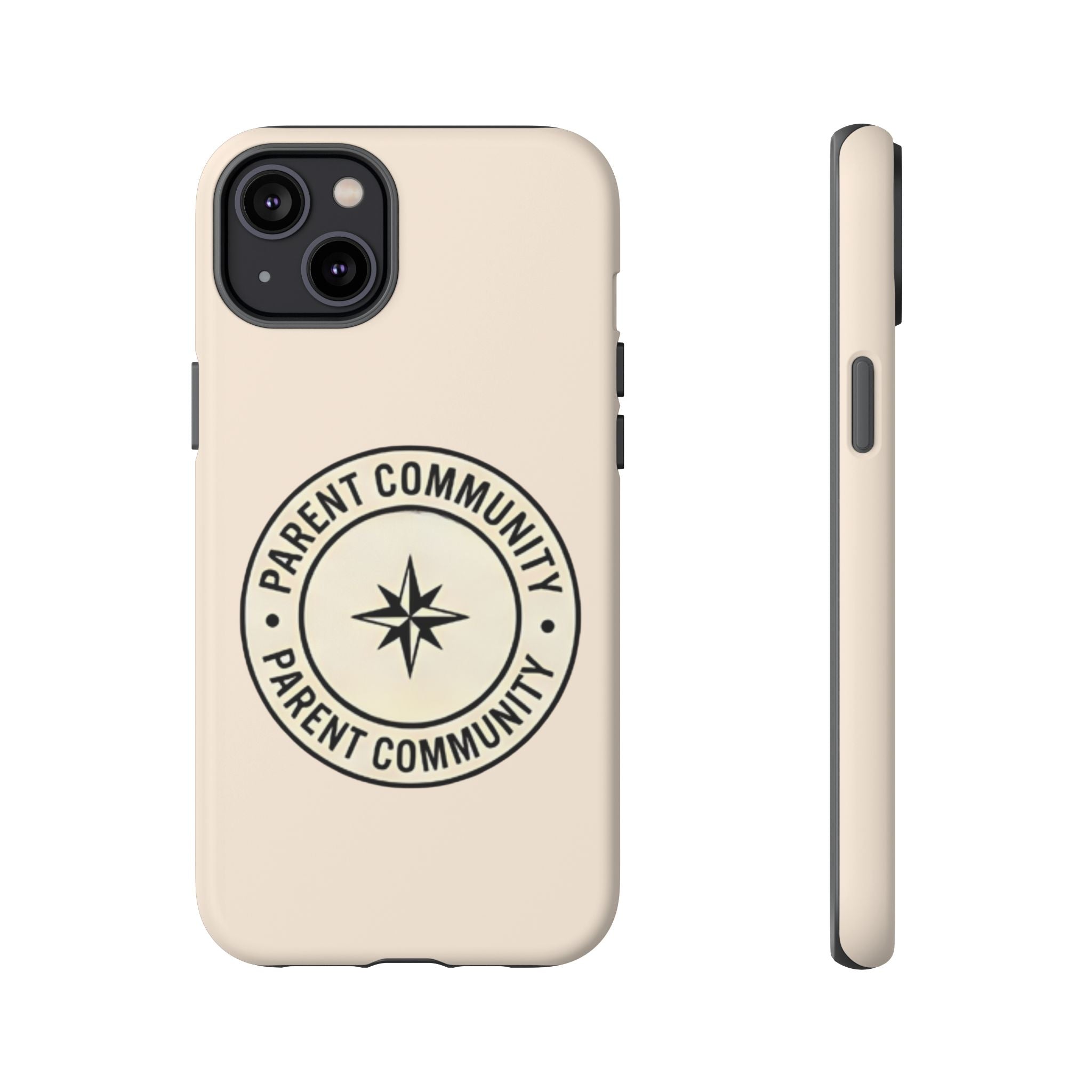 Parent Community Tough Phone Case — Durable Compass Logo Protective Cover