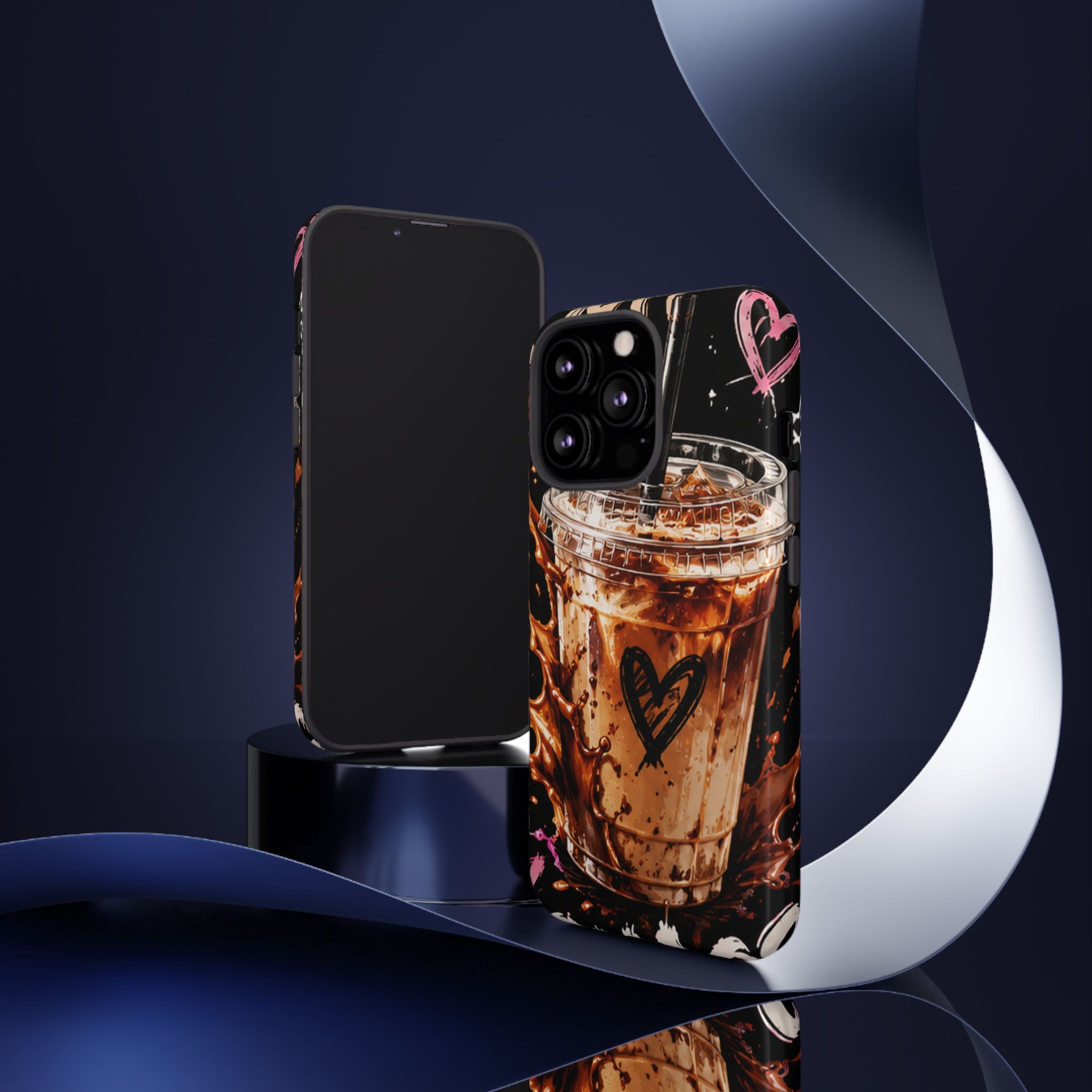 Iced Coffee Phone Case – 'Iced Coffee latte: Stylish Protective Case
