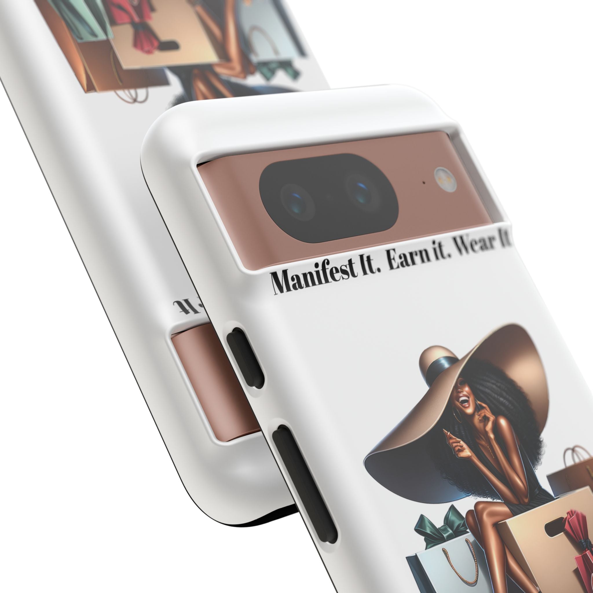 Phone Case - "Manifest It. Earn It. Wear It." Chic Shopper Design