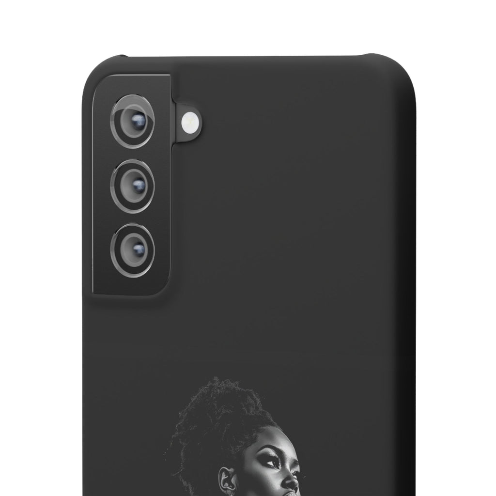 Phone Case — "Long Haul Loyalty" Black Portrait Snap Case