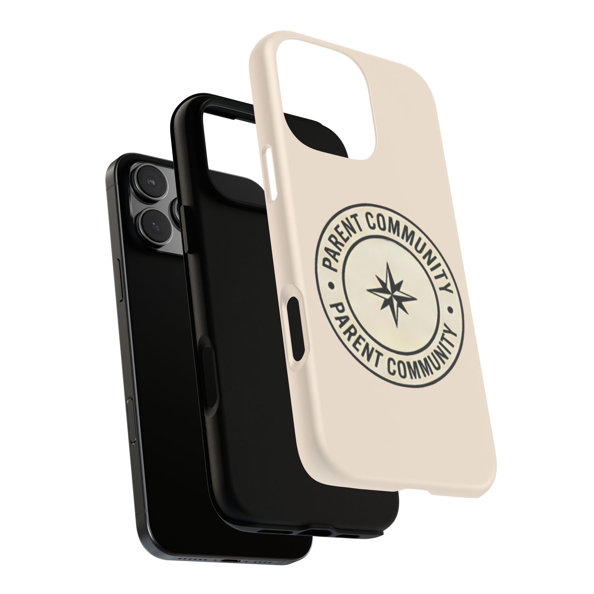 Parent Community Tough Phone Case — Durable Compass Logo Protective Cover