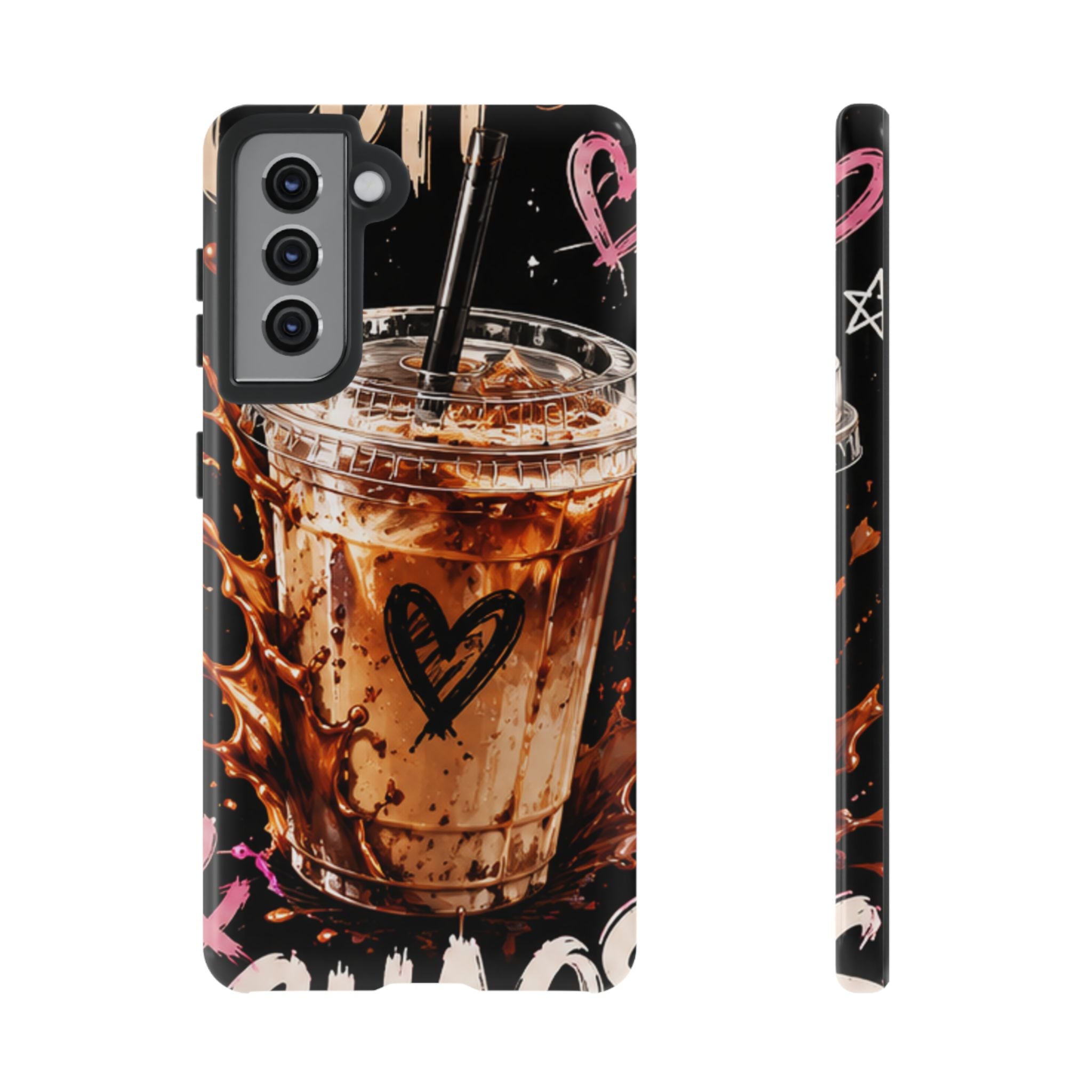 Iced Coffee Phone Case – 'Iced Coffee latte: Stylish Protective Case