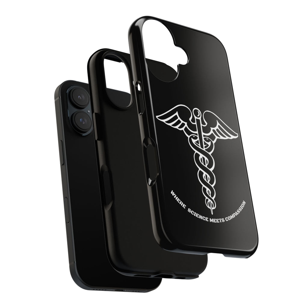 Medical Caduceus Phone Case — "Where Science Meets Compassion" Protective iPhone Cover