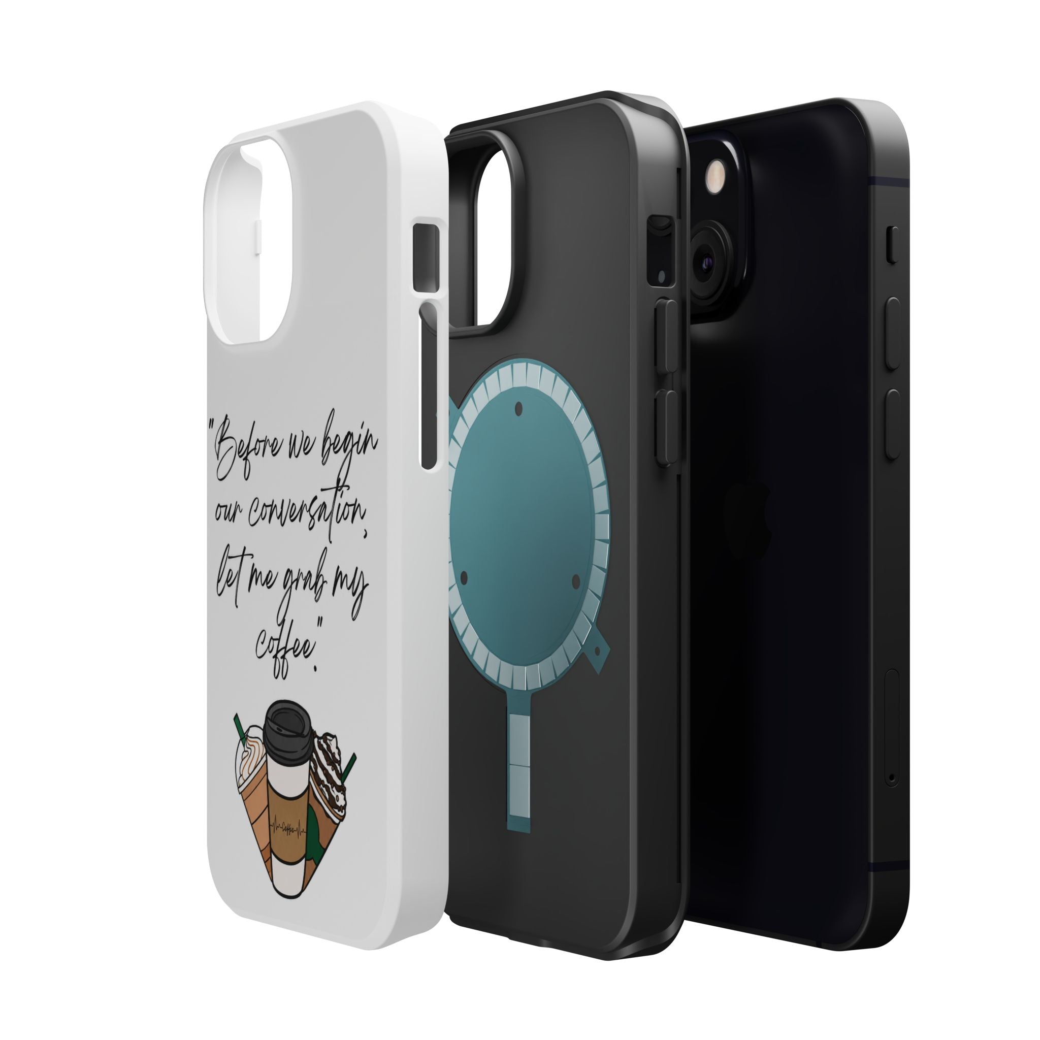 Coffee Quote Magnetic Impact-Resistant Phone Case